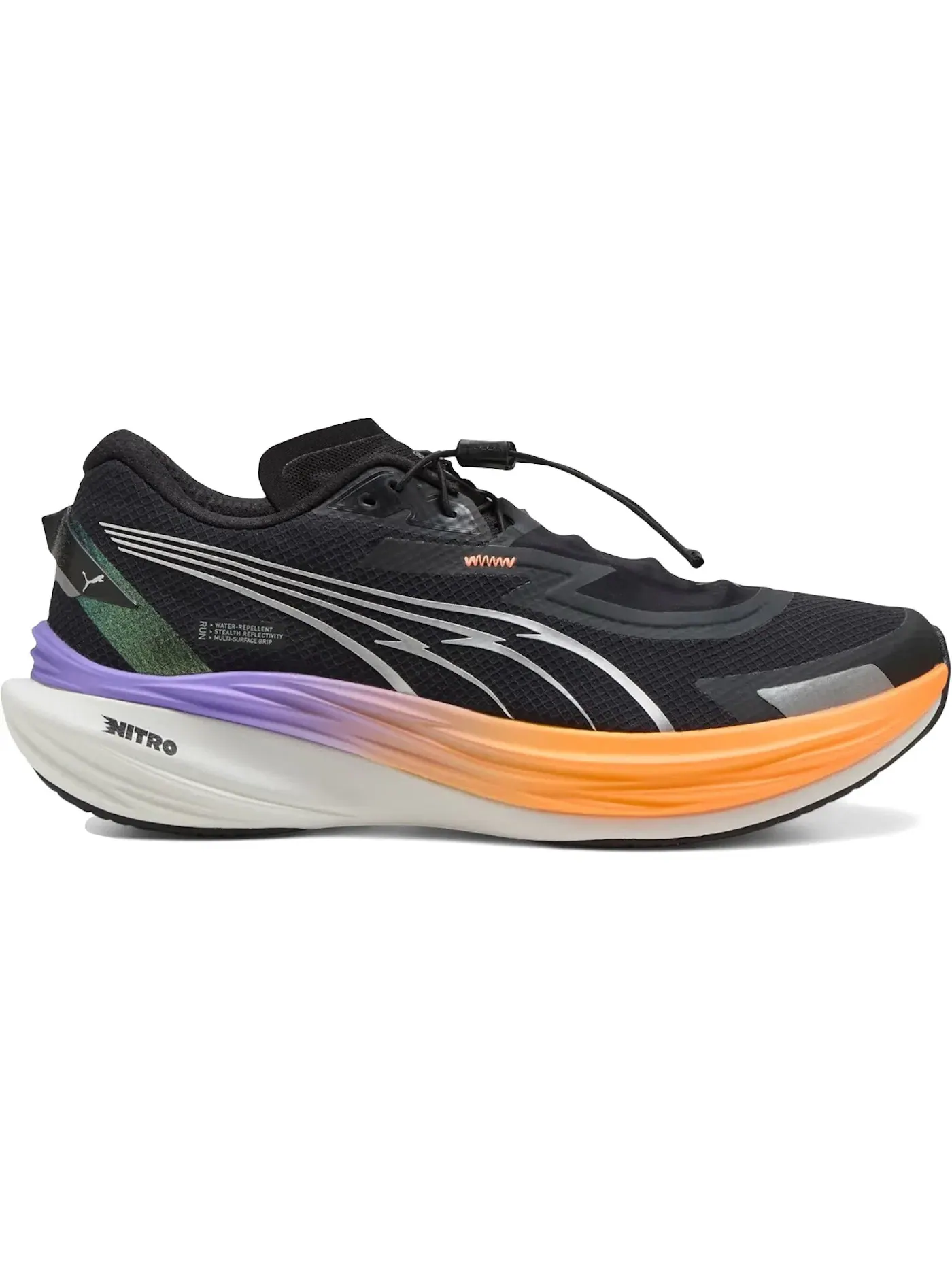 Мужские кроссовки для бега Puma Deviate Nitro 3 WTR+ Puma — изображение 1 из 1, черный