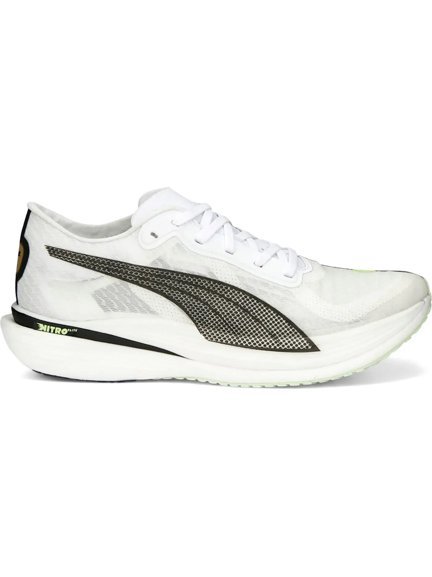 Мужские кроссовки для бега Puma Deviate Nitro Elite 2 — изображение 1 из 1, черный/белый