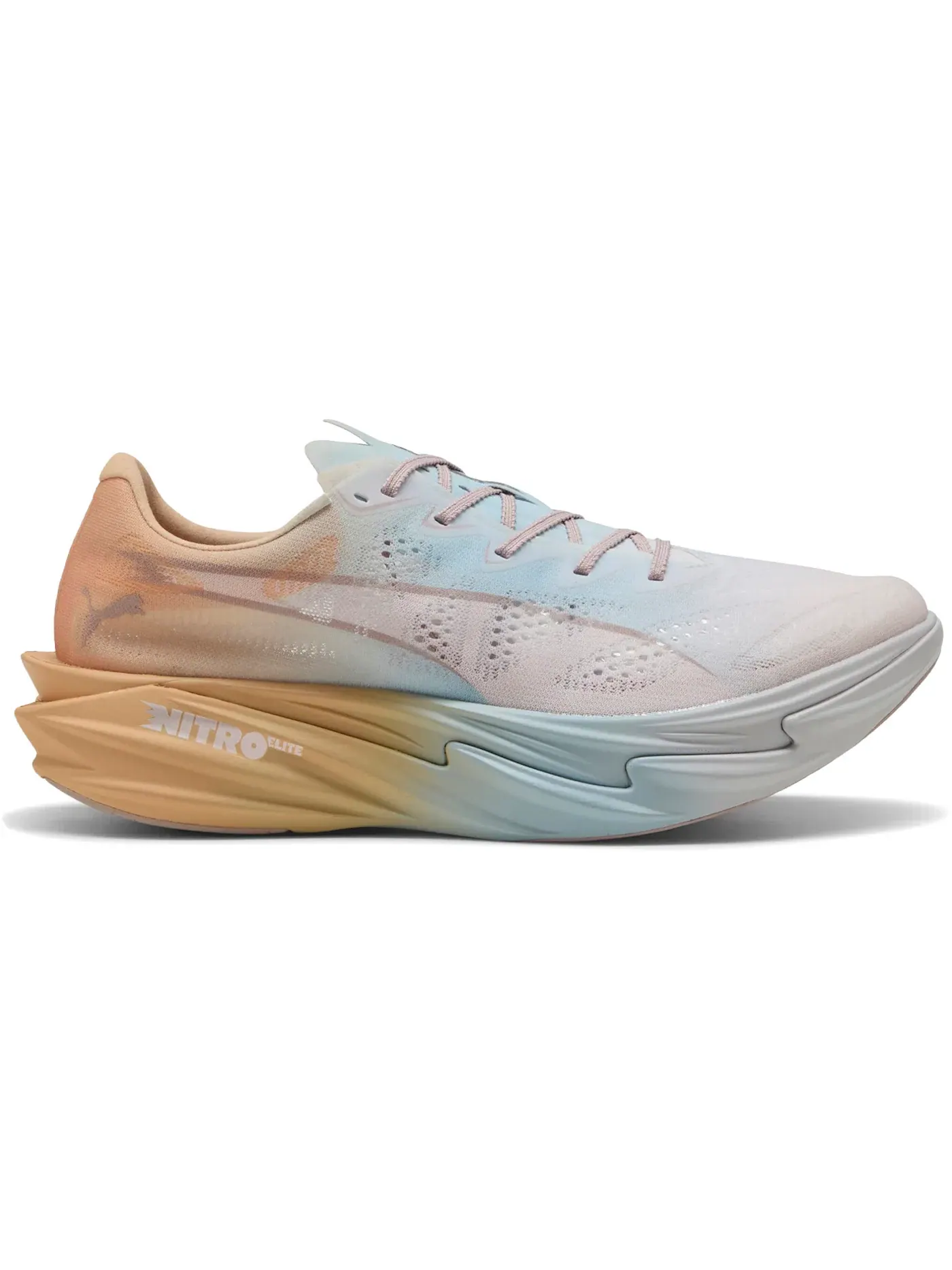 Мужские кроссовки для бега Puma Deviate Nitro Elite 4 Puma, Jasmine Flower/Lucite/Almost Apricot — изображение 1 из 1