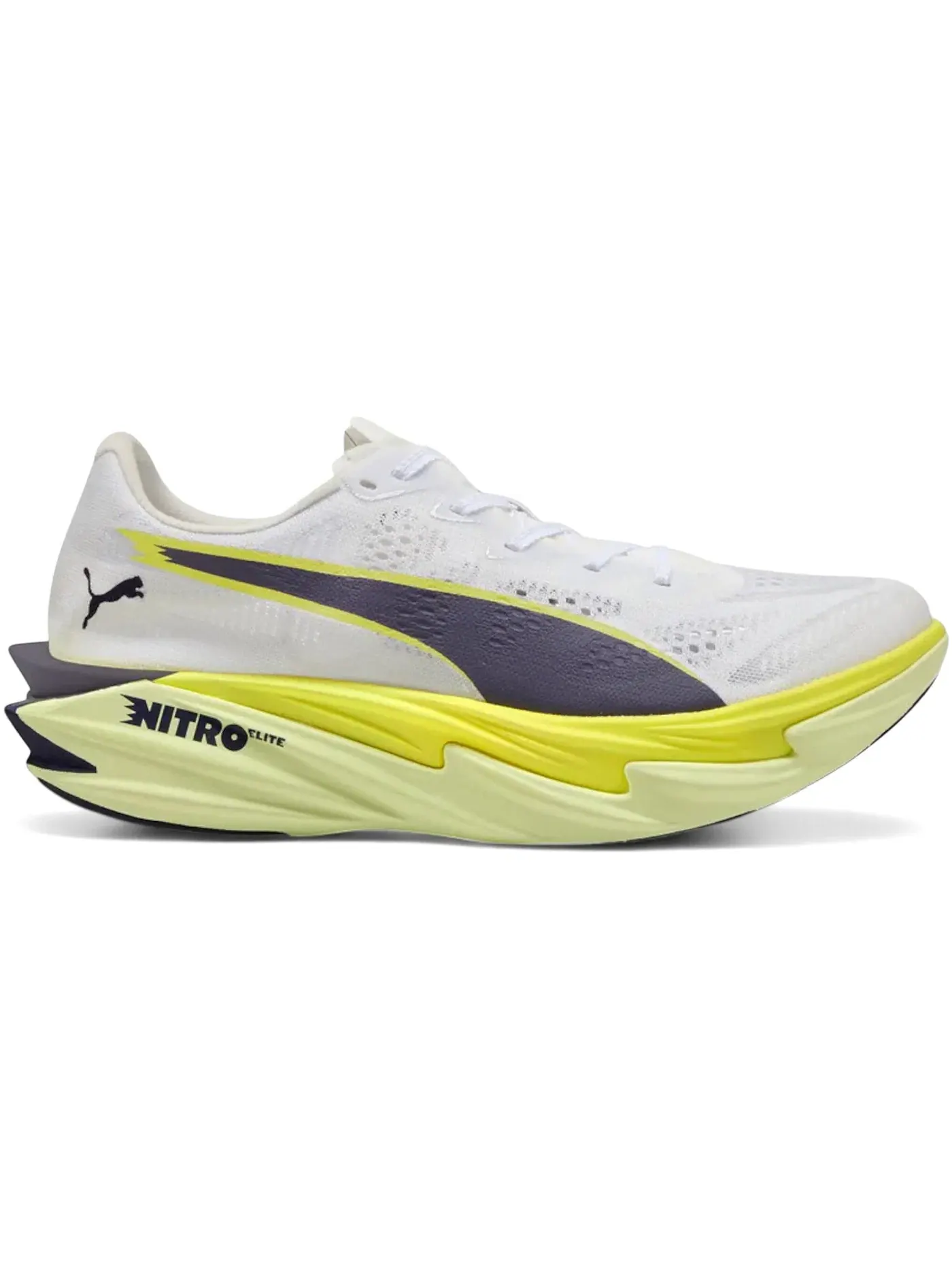 Женские кроссовки для бега Puma Deviate Nitro Elite 4 Puma White/Apple Spritz/Lux Lime — изображение 1 из 1
