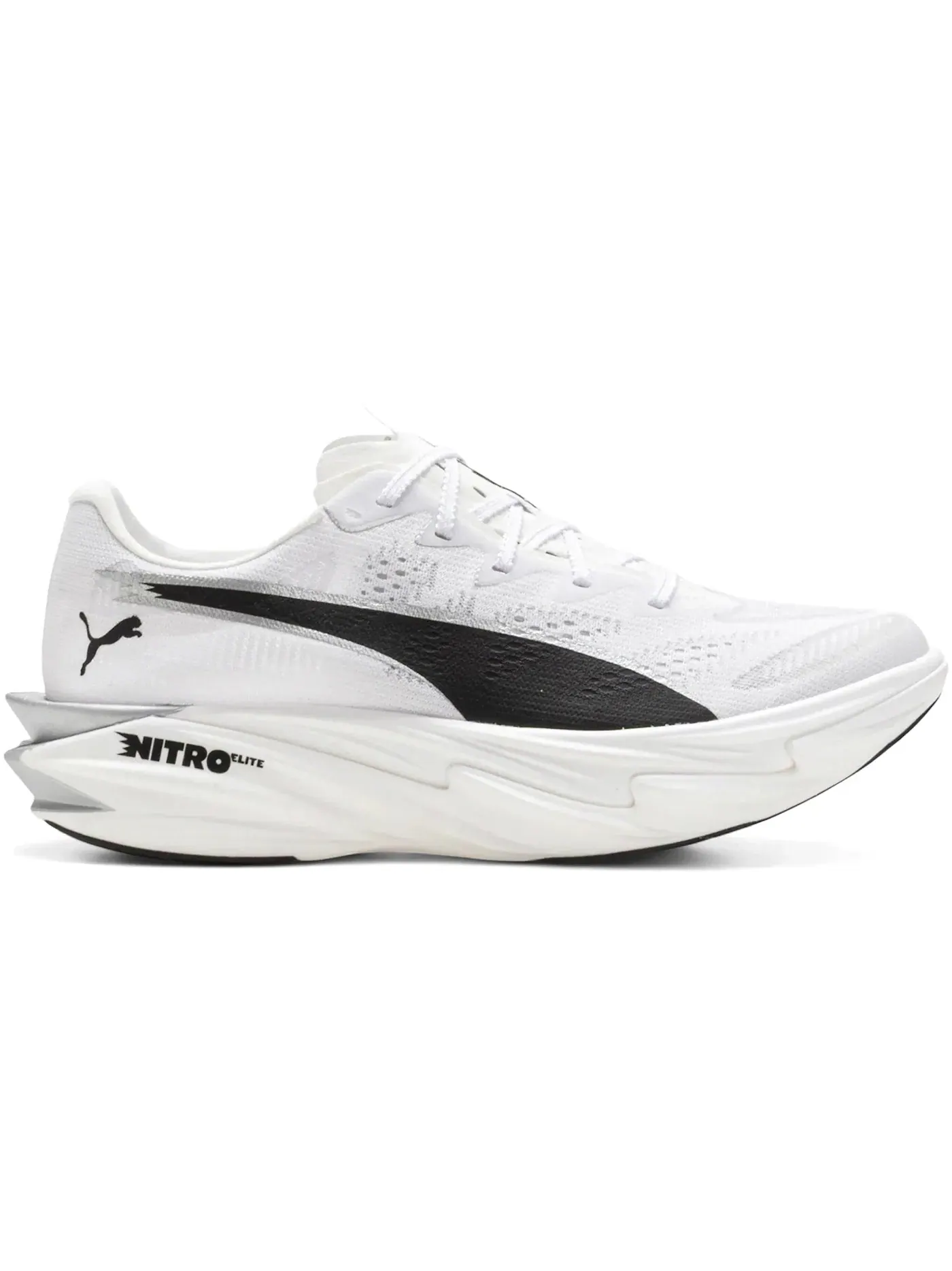 Мужские кроссовки для бега Puma Deviate Nitro Elite 4 Puma White/Puma Black — изображение 1 из 1