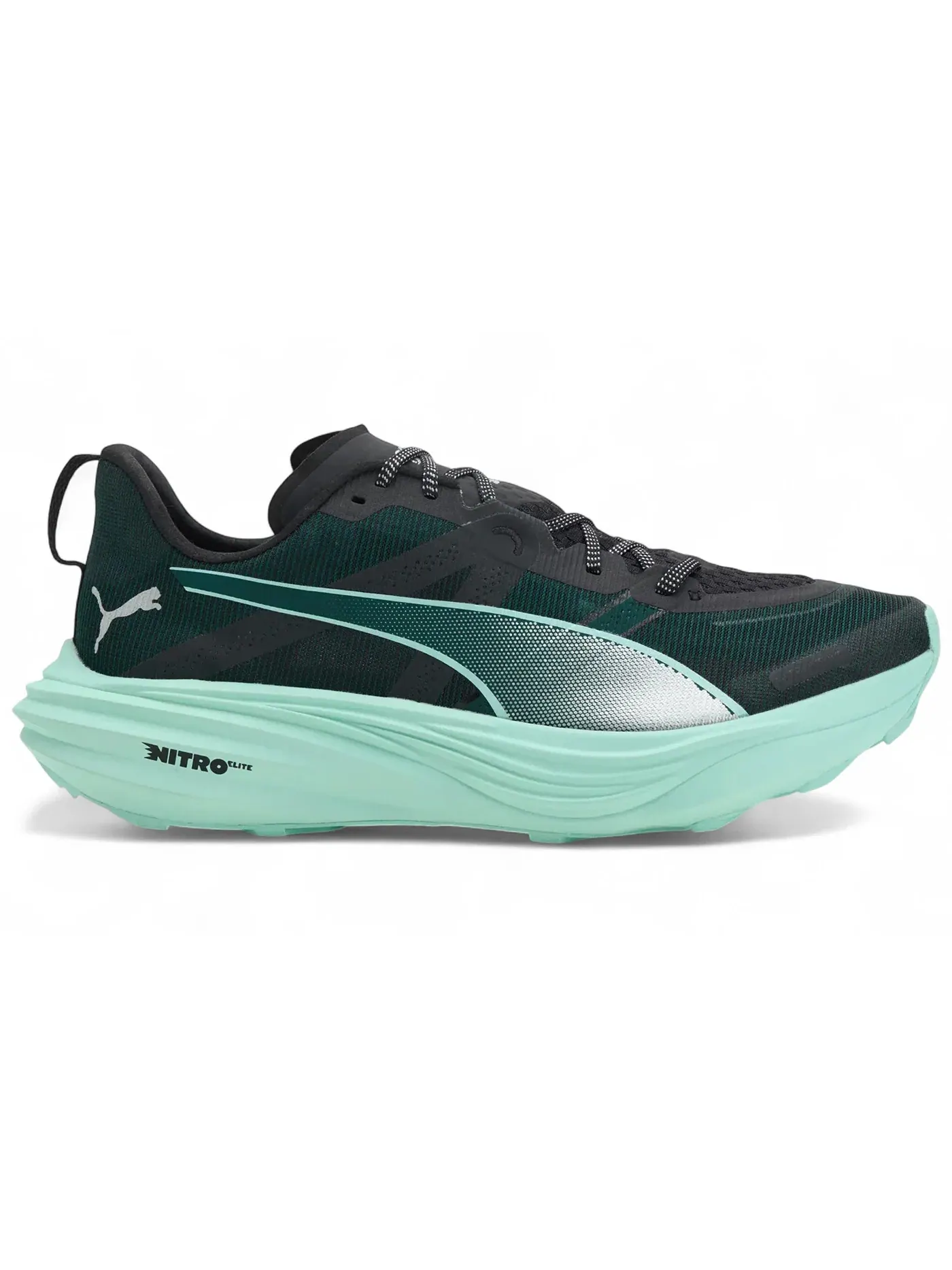 Мужские кроссовки беговые Puma Deviate Nitro Elite Trail — изображение 1 из 1, зеленый