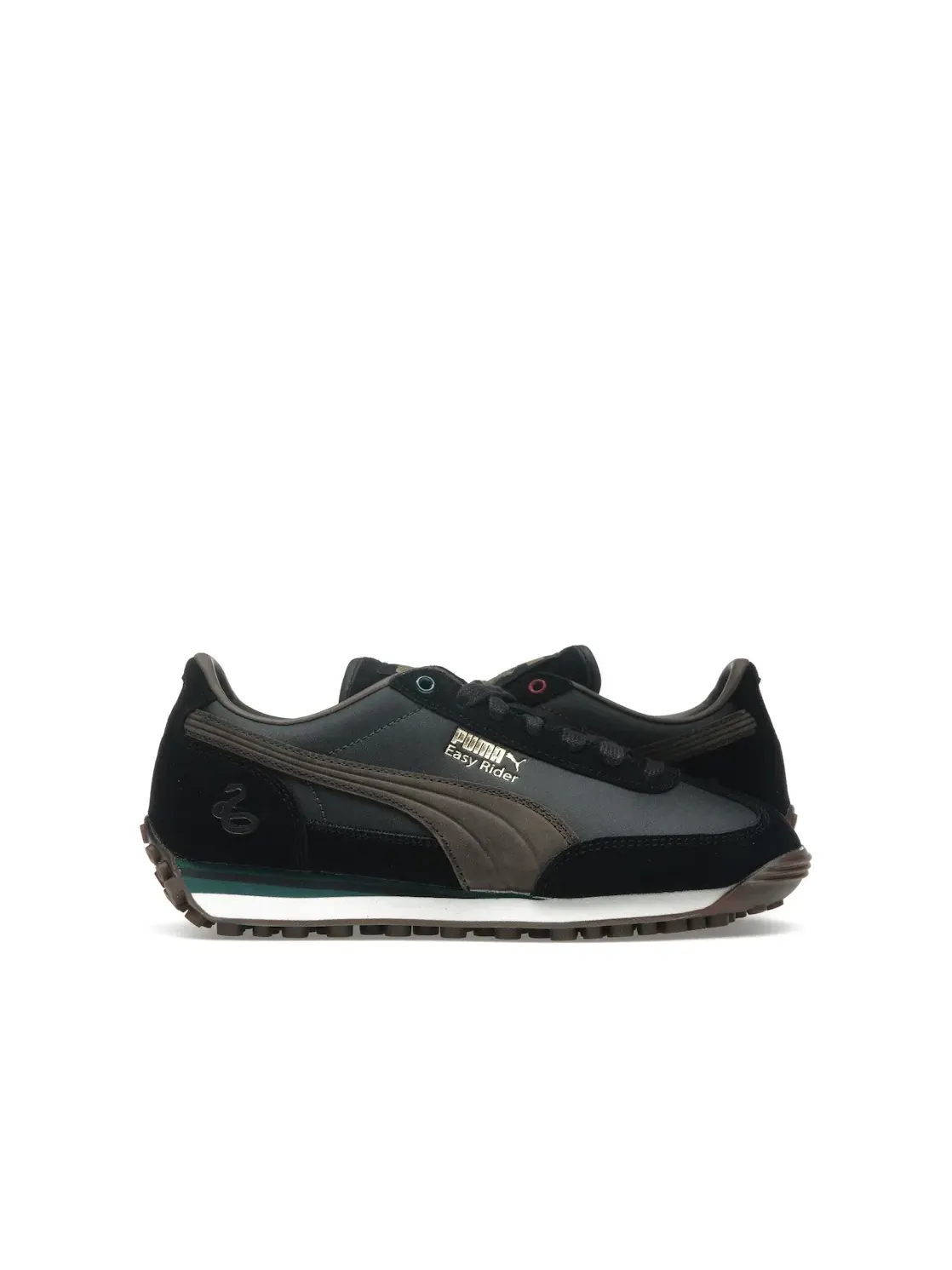 Детские кроссовки Lifestyle с принтом Puma Easy Rider Puma Puma Black/Chocolate — изображение 1 из 4