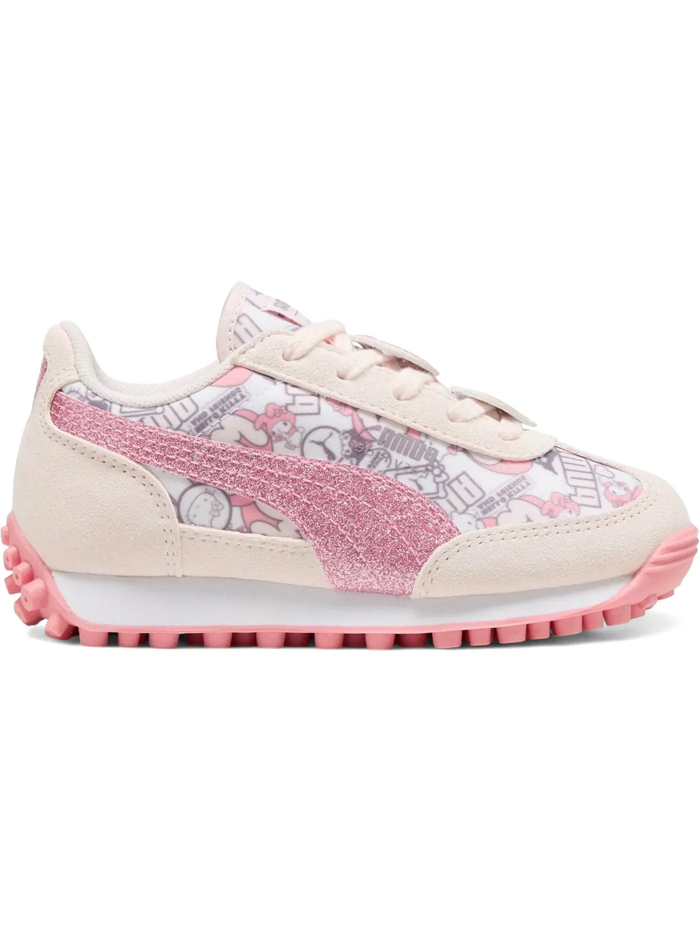 Детские кроссовки с принтом Puma Easy Rider Puma — изображение 1 из 1, розовый