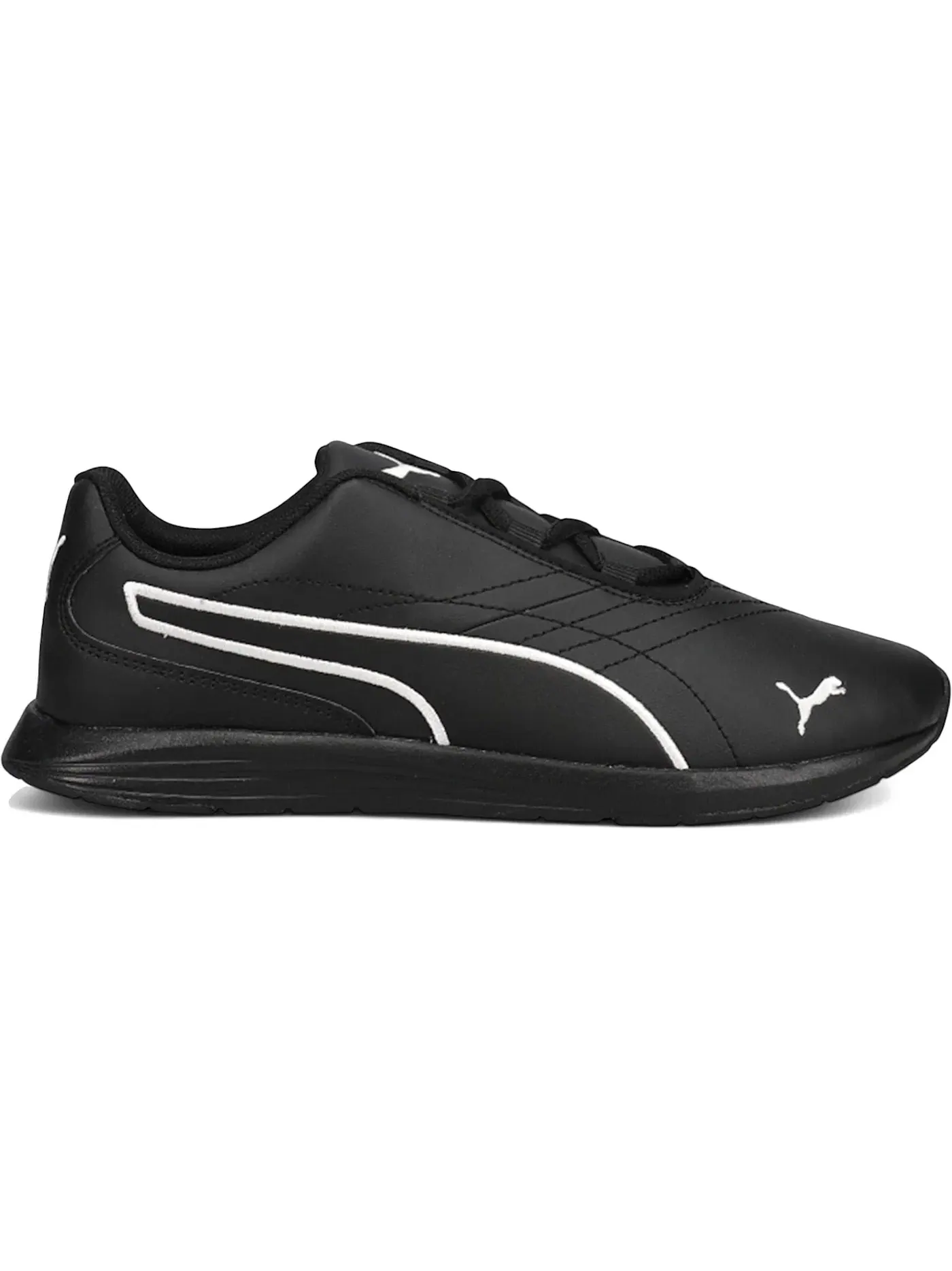 Женские кроссовки с шнуровкой Puma Ella Lace-Up Puma — изображение 1 из 1, черный/белый