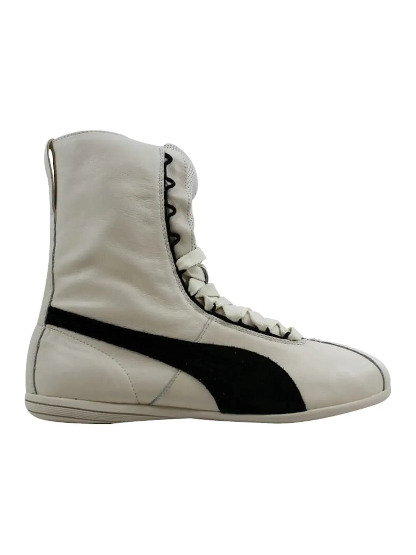 Женские кроссовки с высоким верхом Puma Eskiva Hi Puma — изображение 1 из 1, белый/черный