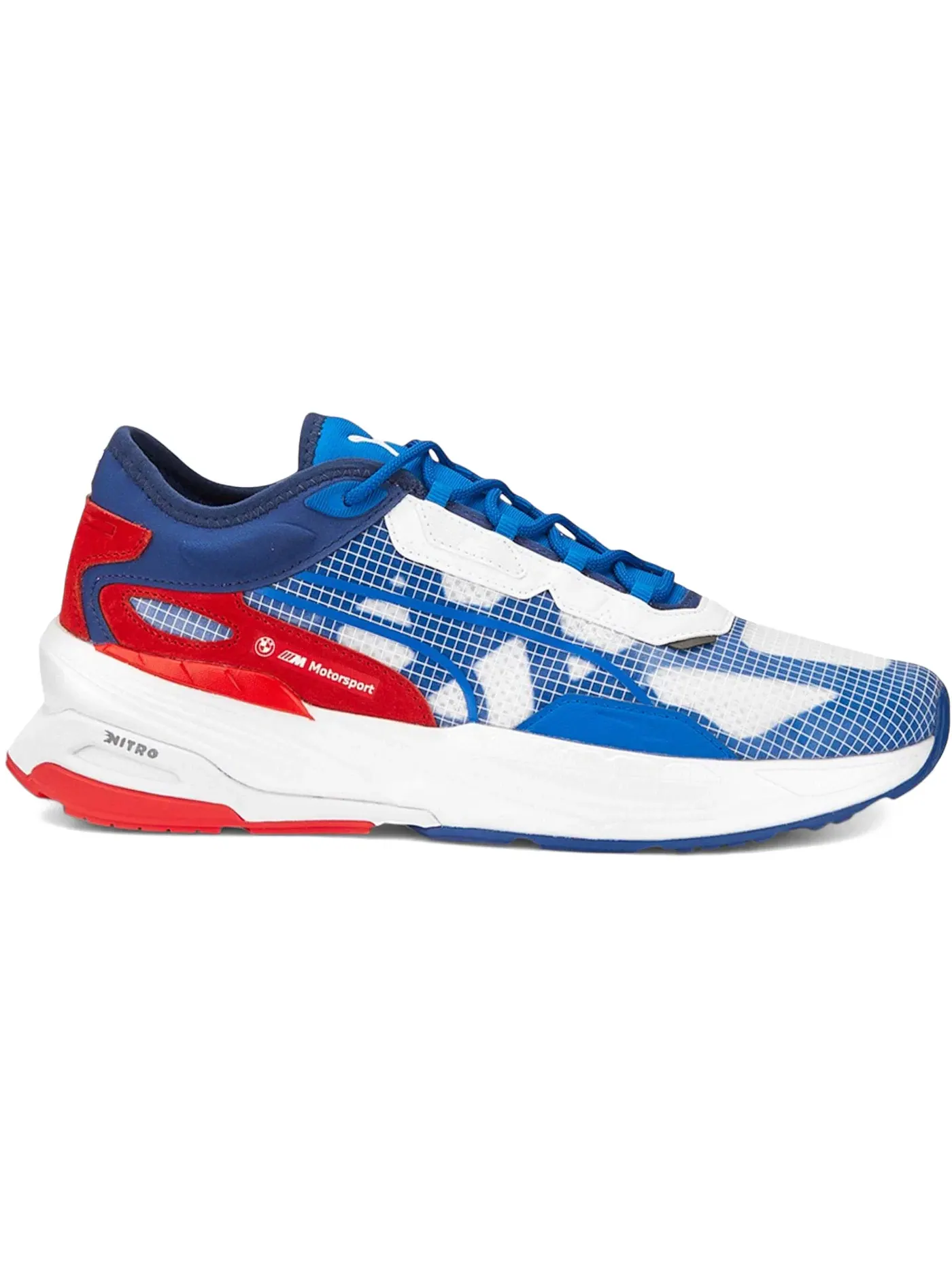 Мужские кроссовки для бега Puma Extent Nitro — изображение 1 из 1, белый/синий