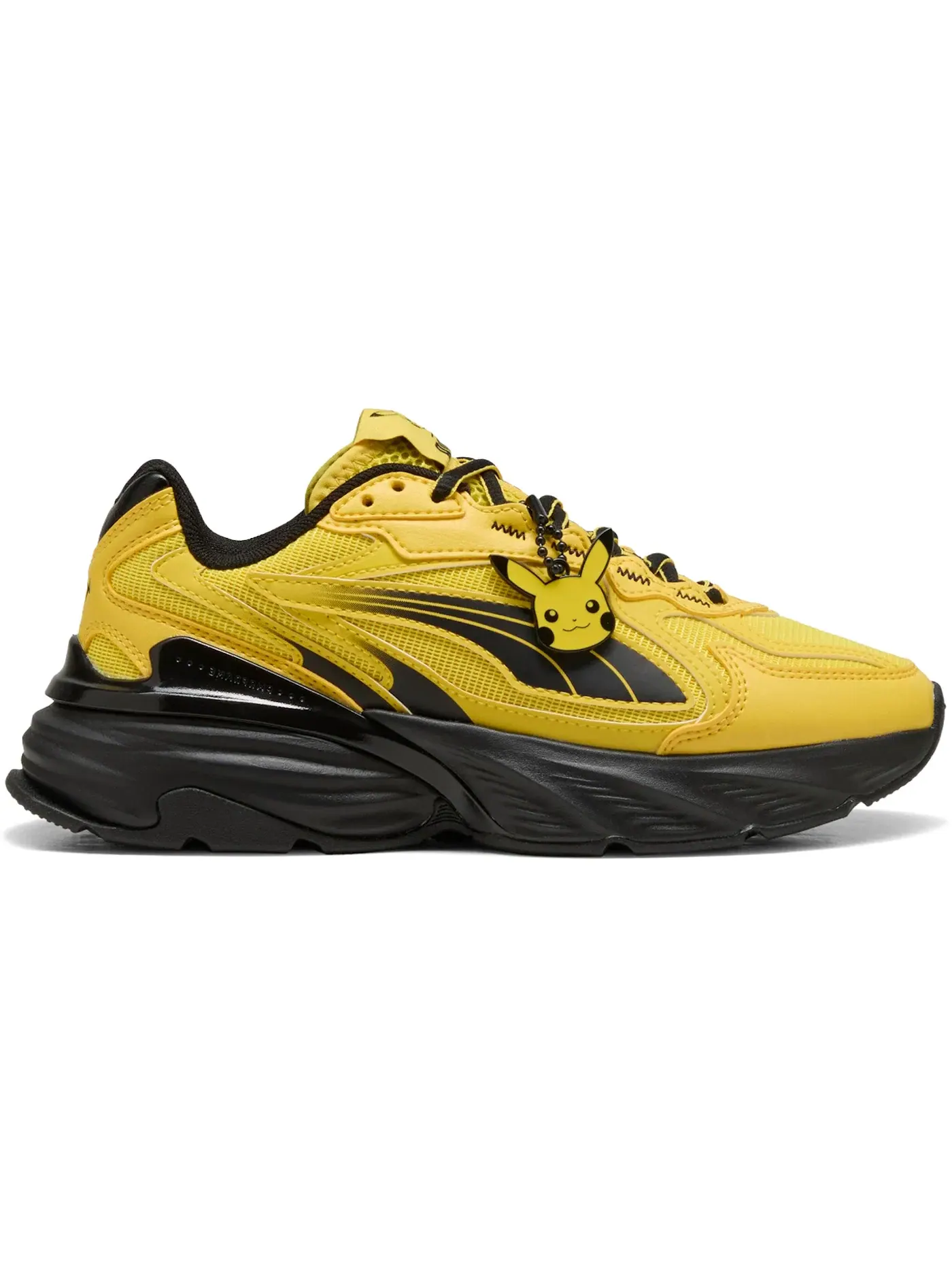 Детские кроссовки Lifestyle с принтом Pikachu Puma Fade Puma — изображение 1 из 1, желтый/черный