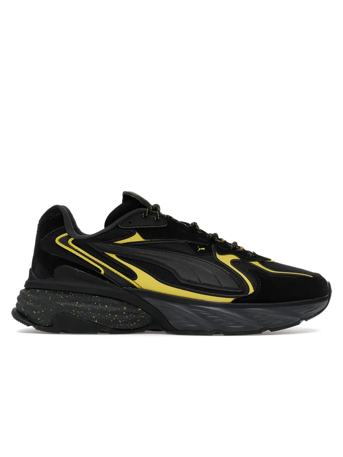 Мужские кроссовки Lifestyle с дизайном Umbreon Puma Fade Puma Puma Black/Energizing Yellow — изображение 1 из 4