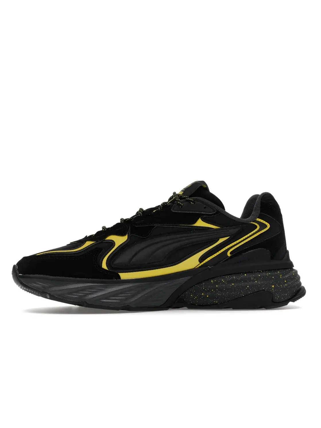 Мужские кроссовки Lifestyle с дизайном Umbreon Puma Fade Puma Puma Black/Energizing Yellow — изображение 3 из 4