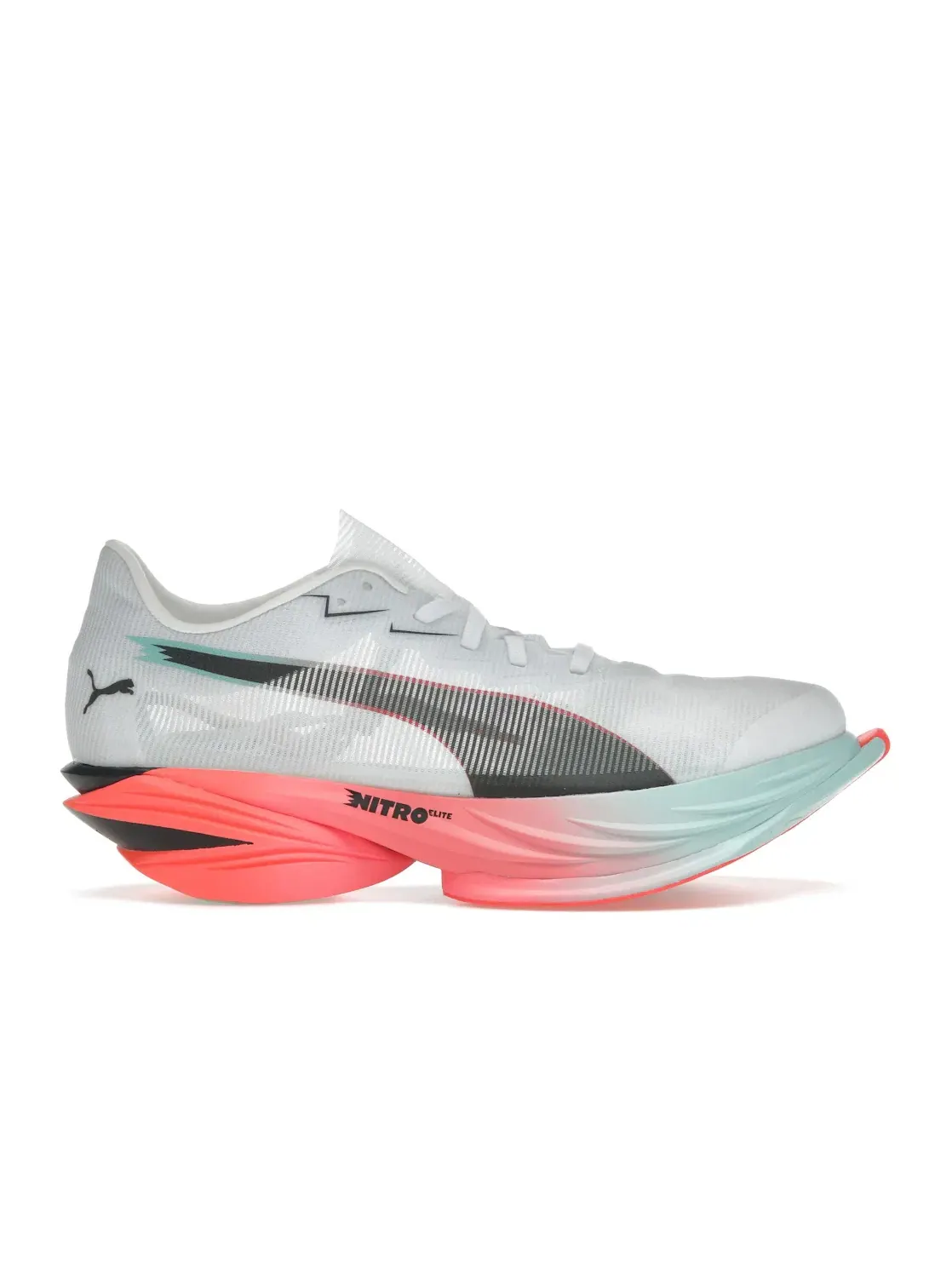 Женские кроссовки для бега Puma Fast-R Nitro Elite 3 — изображение 1 из 4, белый красный