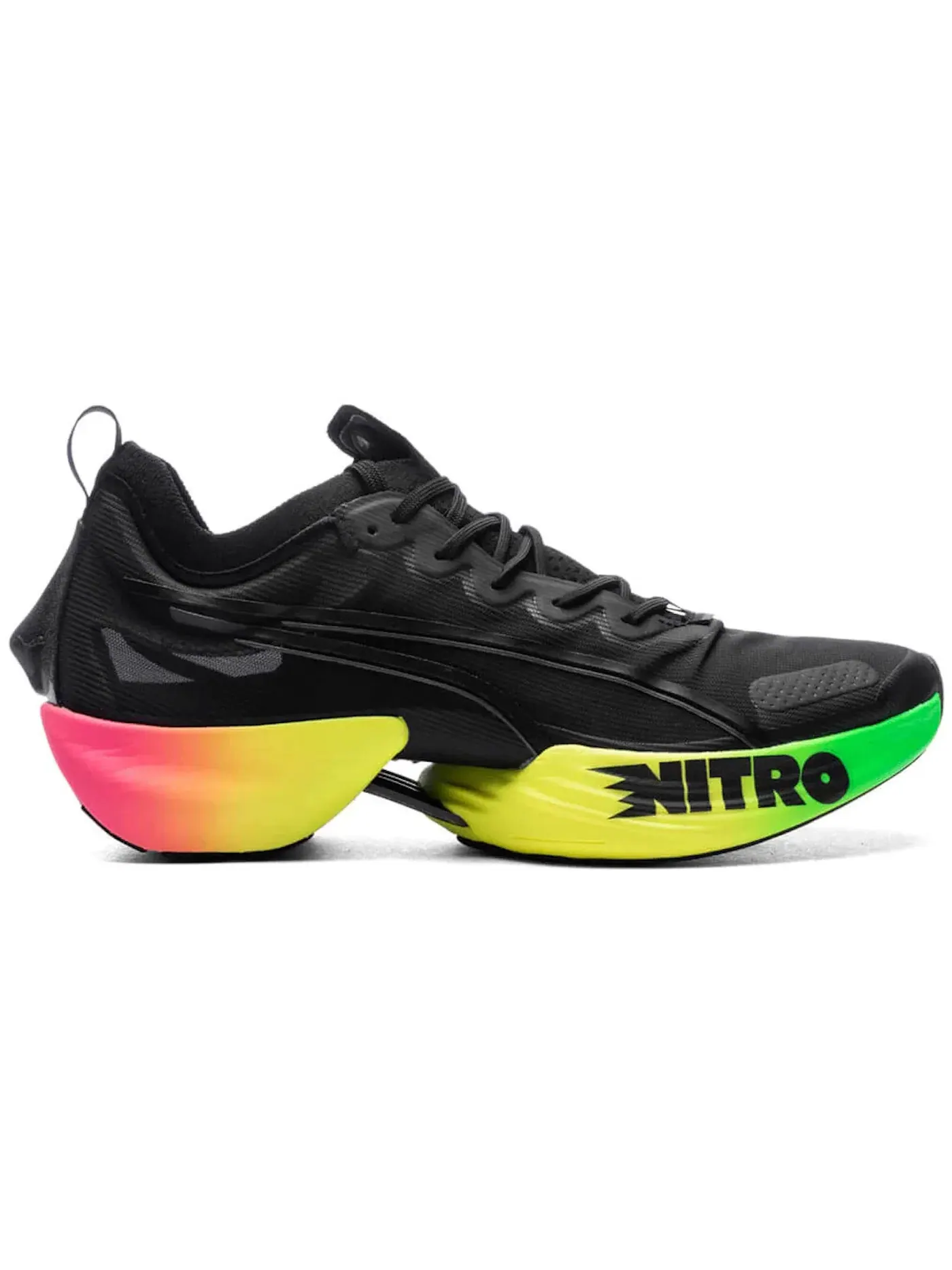 Мужские кроссовки Lifestyle Puma Fast-R Nitro Elite Futrograde Puma Black/Green Gecko — изображение 1 из 1
