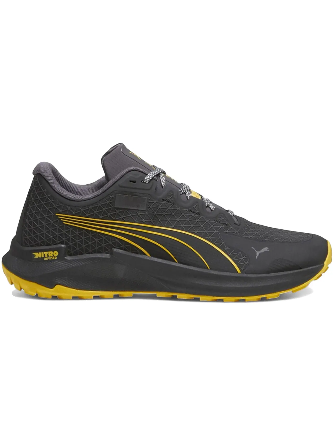Мужские кроссовки для бега Puma Fast-Trac Nitro Gore-Tex — изображение 1 из 1, черный желтый