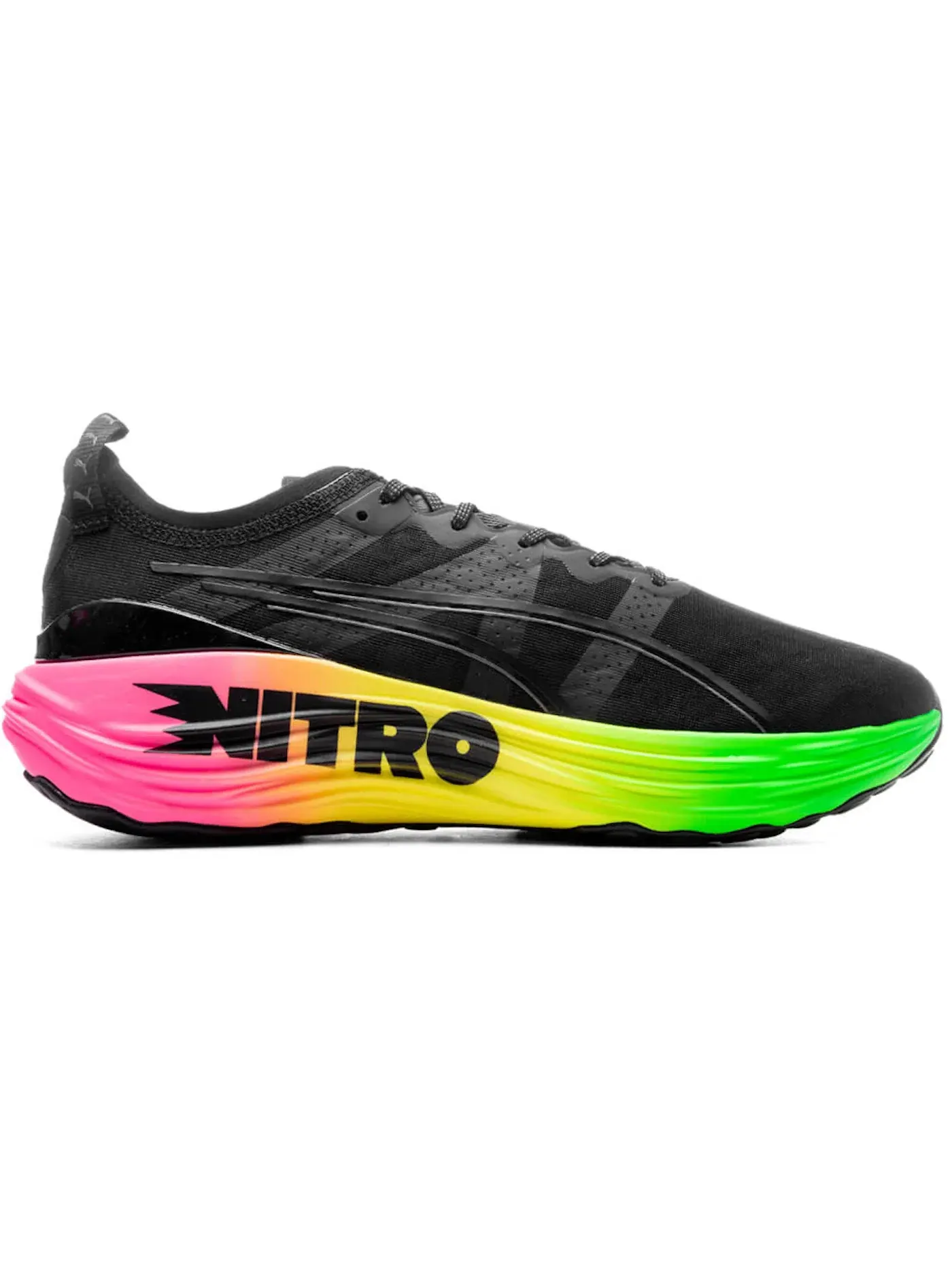 Мужские кроссовки для бега Puma ForeverRUN Nitro — изображение 1 из 1, черный/зеленый