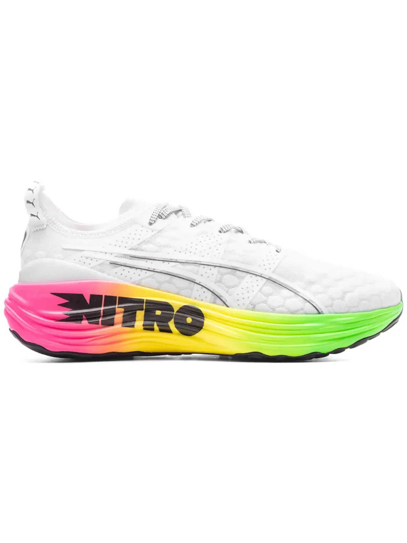 Мужские кроссовки для бега Puma ForeverRUN Nitro — изображение 1 из 1, белый/зеленый