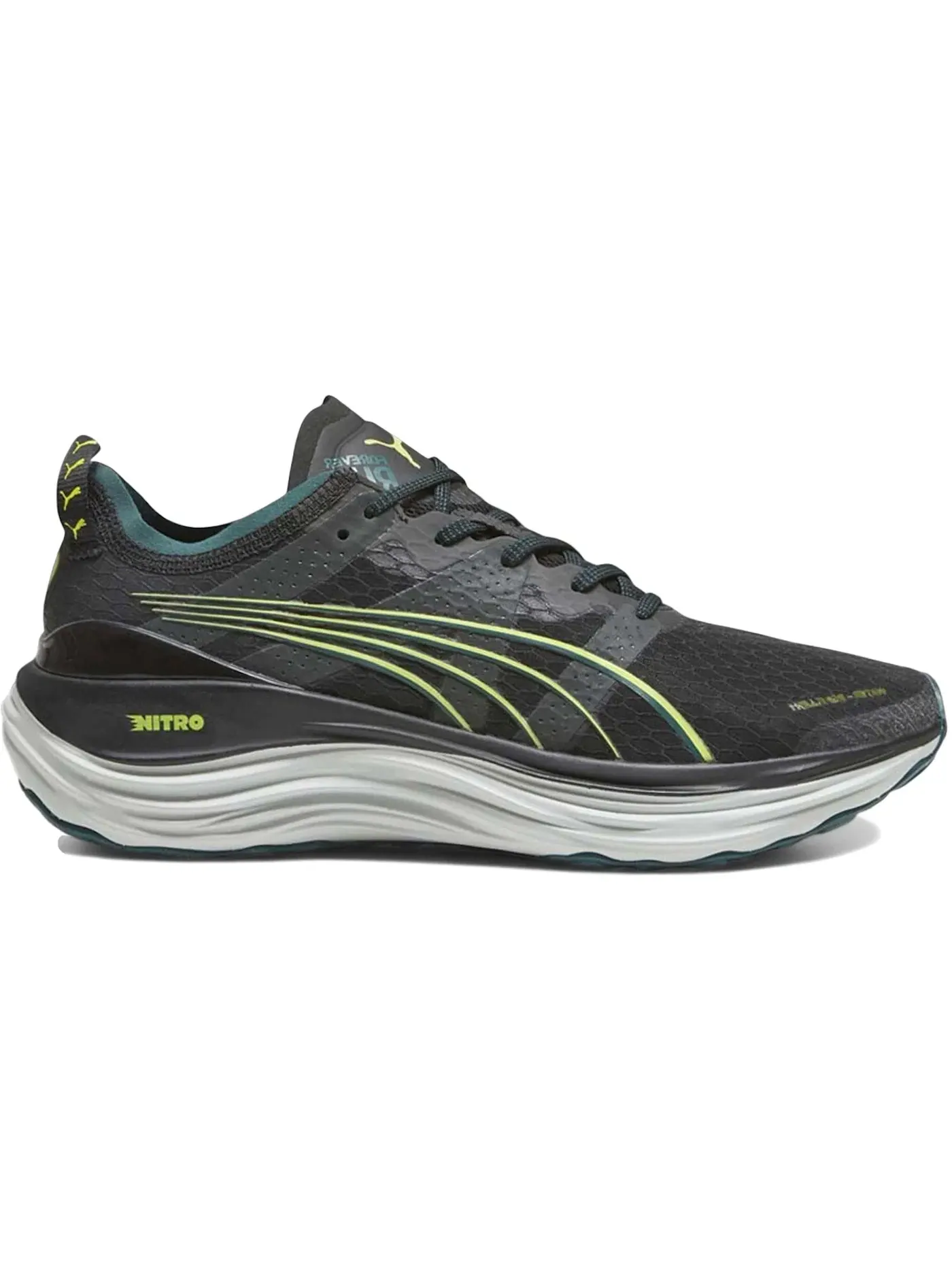 Мужские кроссовки для бега Puma ForeverRun Nitro Winter — изображение 1 из 1, черный//желтый