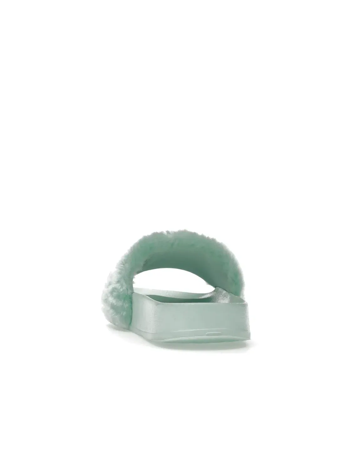 Женские шлепанцы с мехом Bay Puma Fur Slide Puma — изображение 4 из 4, серебристый