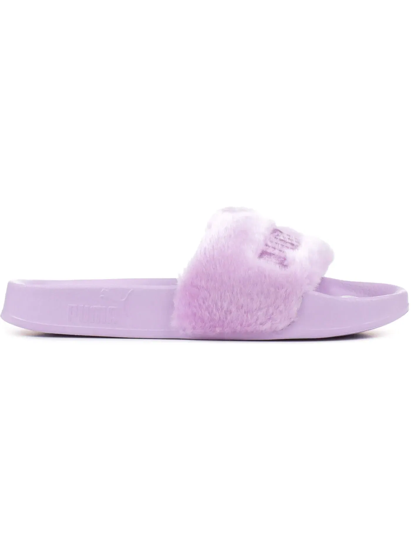 Женские шлепанцы с мехом Puma Fur Slide Puma — изображение 1 из 1, серебристый