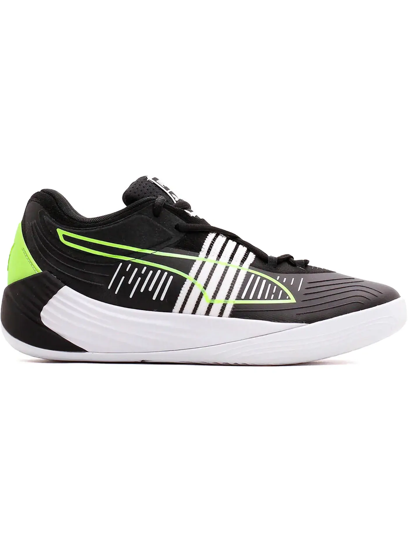 Мужские кроссовки Lifestyle Puma Fusion Nitro — изображение 1 из 1, черный/зеленый