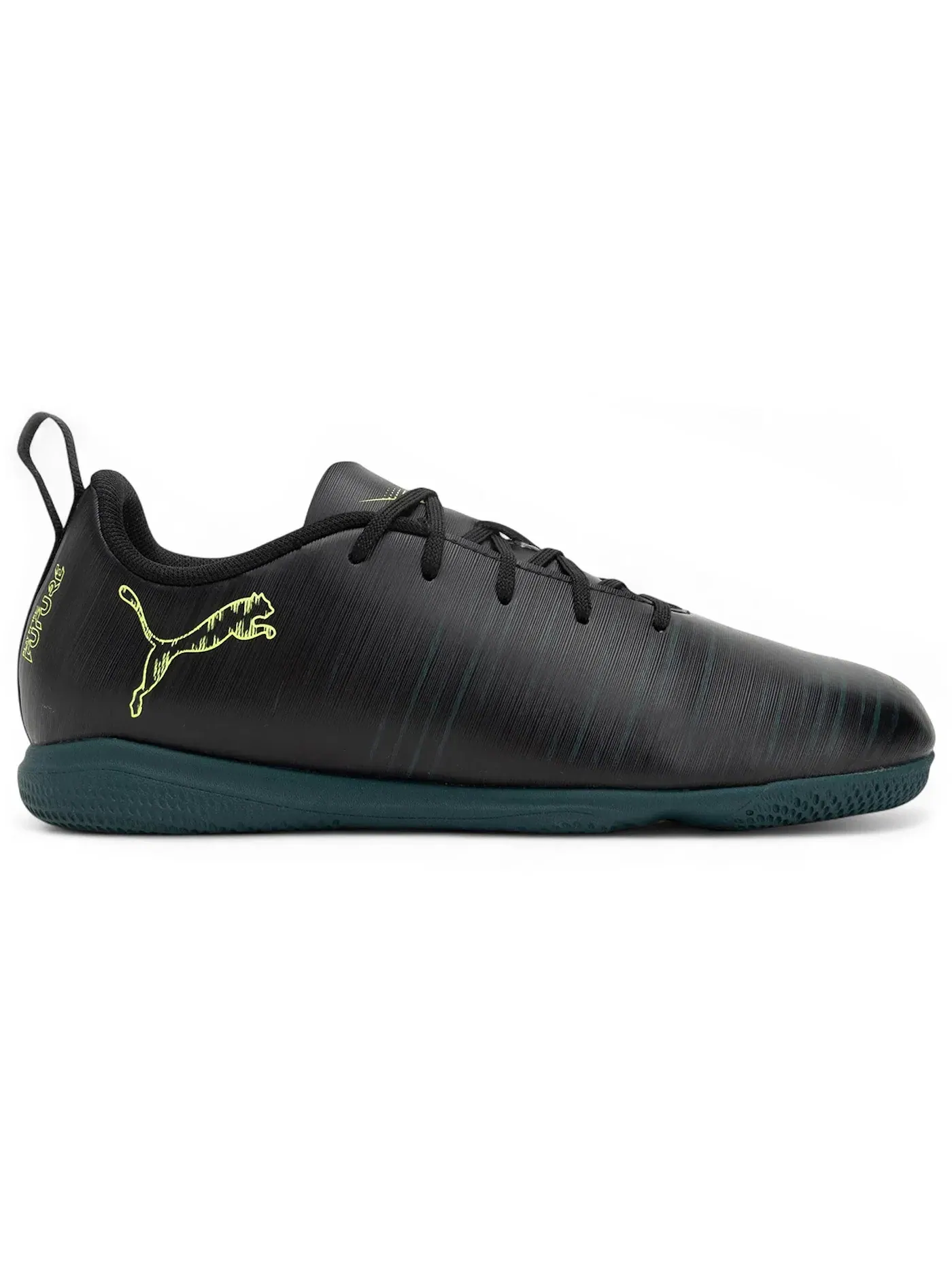 Детские кроссовки для повседневной носки Puma Future 8 Play IT Jr Puma Black/Fizzy Light/Green Terrain — изображение 1 из 1