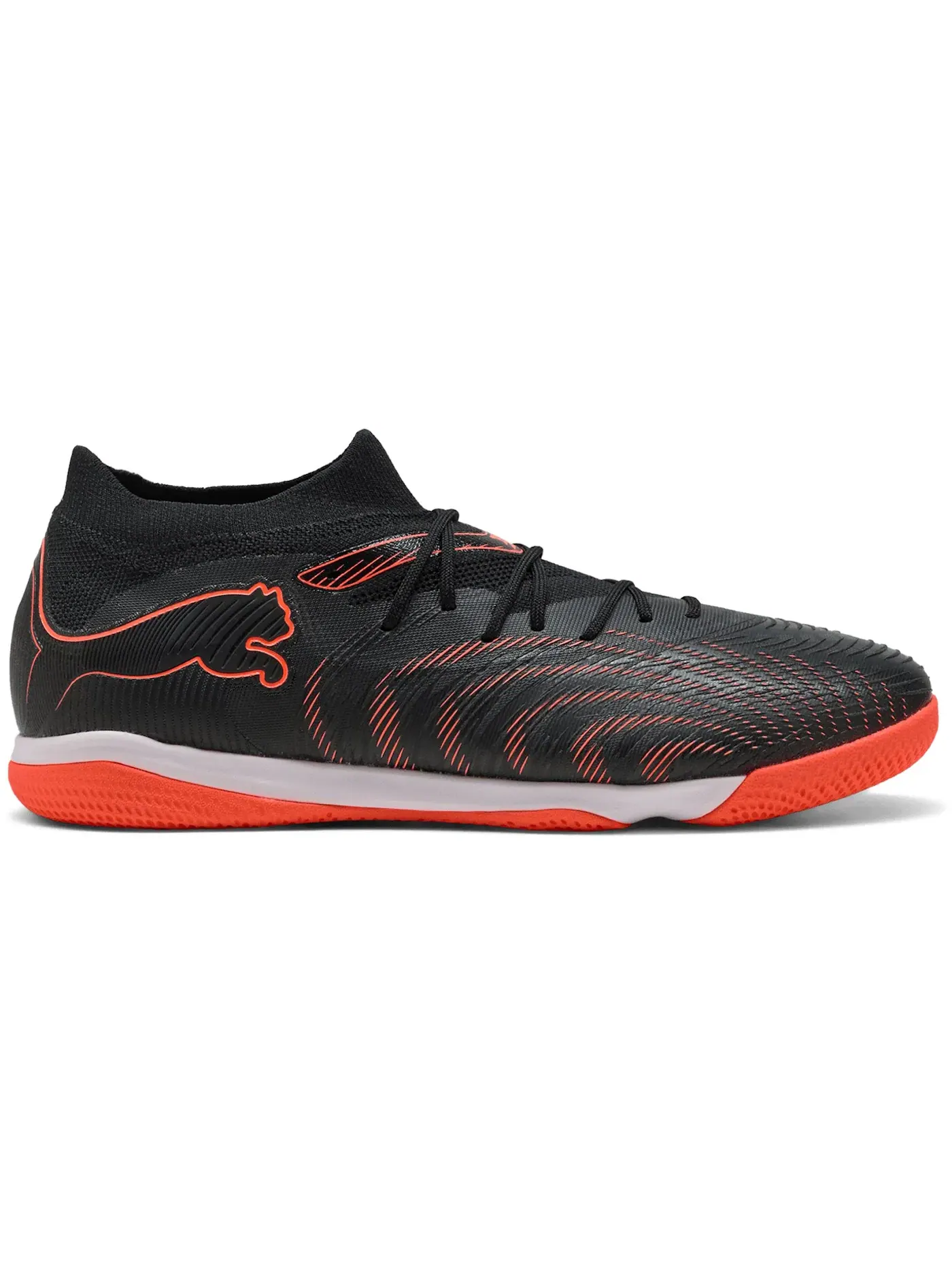 Мужские кроссовки для футбола Puma Future 9 Match Puma Black/Glowing Red/Strong Grey — изображение 1 из 1