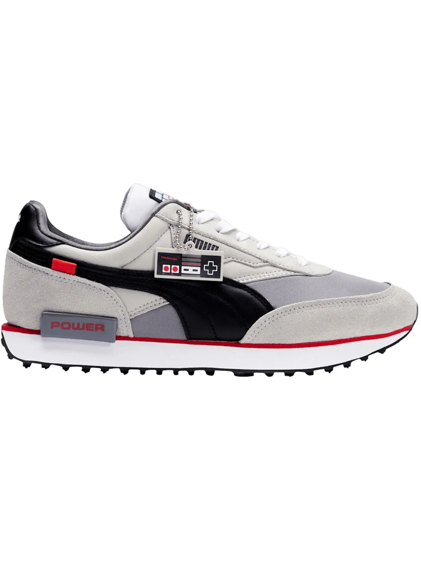 Детские кроссовки Lifestyle Puma Future Rider Nintendo Retro Console (GS) — изображение 1 из 1, серый фиолетовый/черный