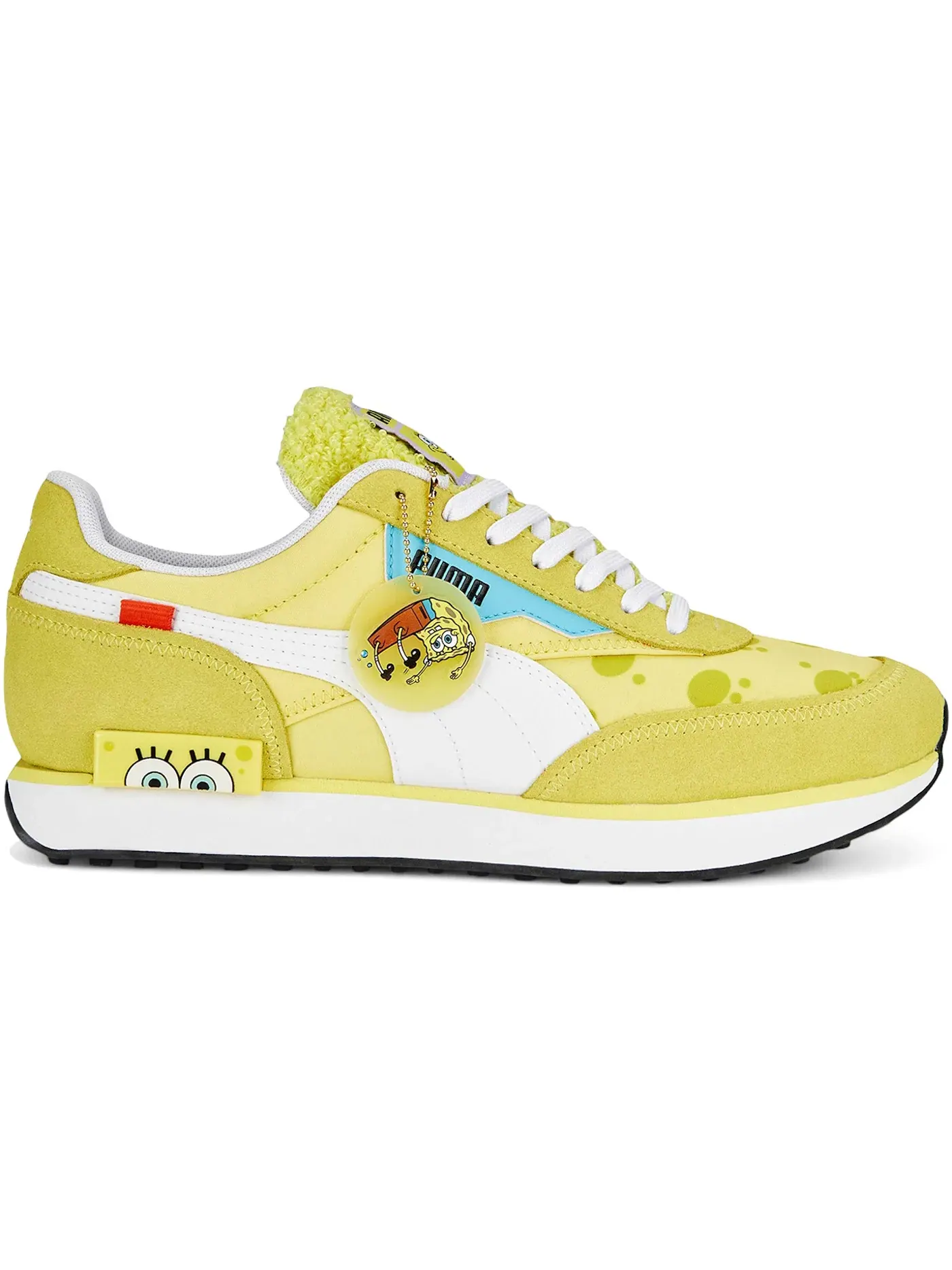 Мужские кроссовки Lifestyle Puma Future Rider SpongeBob SquarePants Puma — изображение 1 из 1, желтый/белый