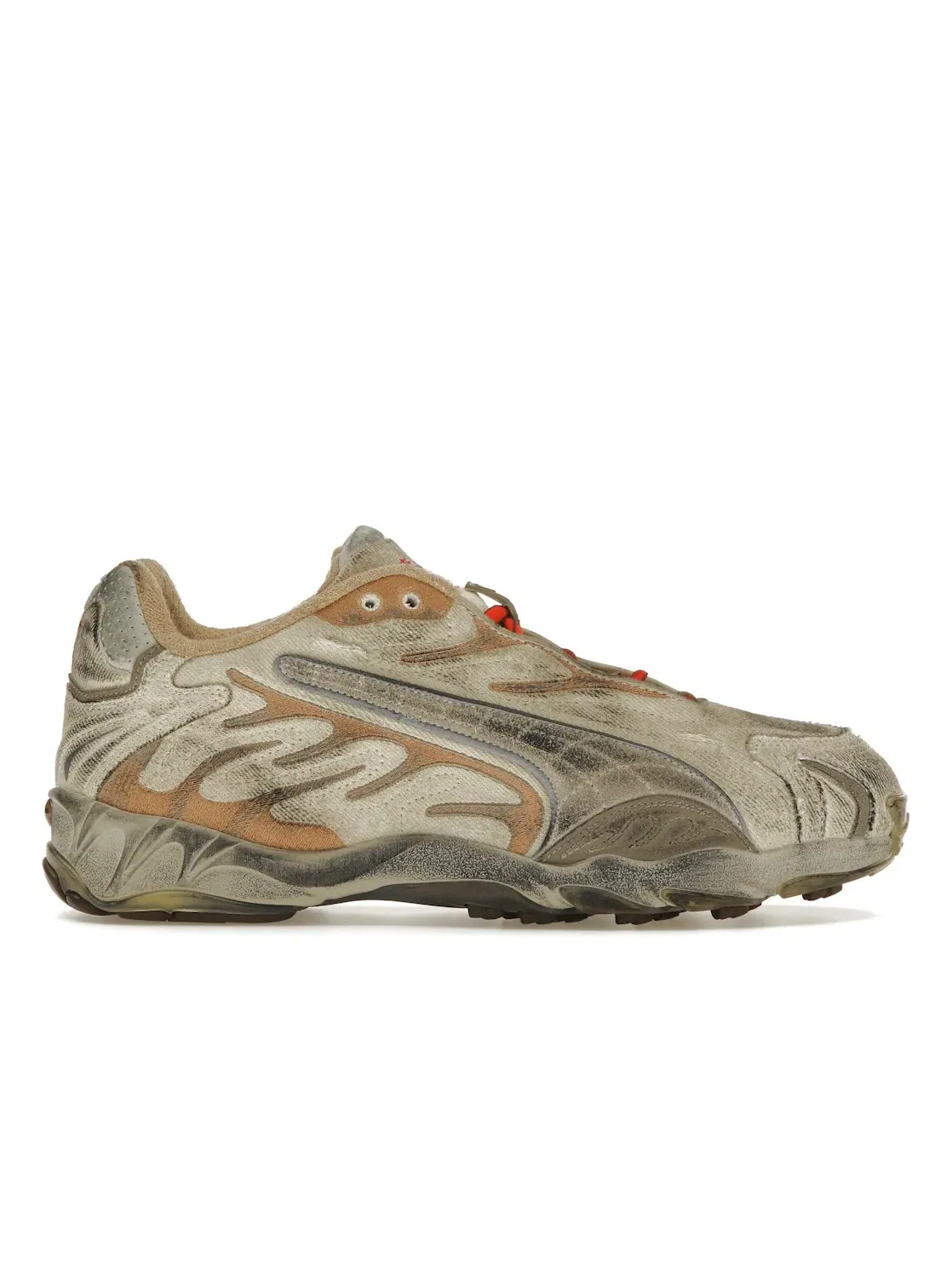 Мужские кроссовки Lifestyle Puma Inhale OG A$AP Rocky Distressed Pack — изображение 1 из 4, серебристый/песочный