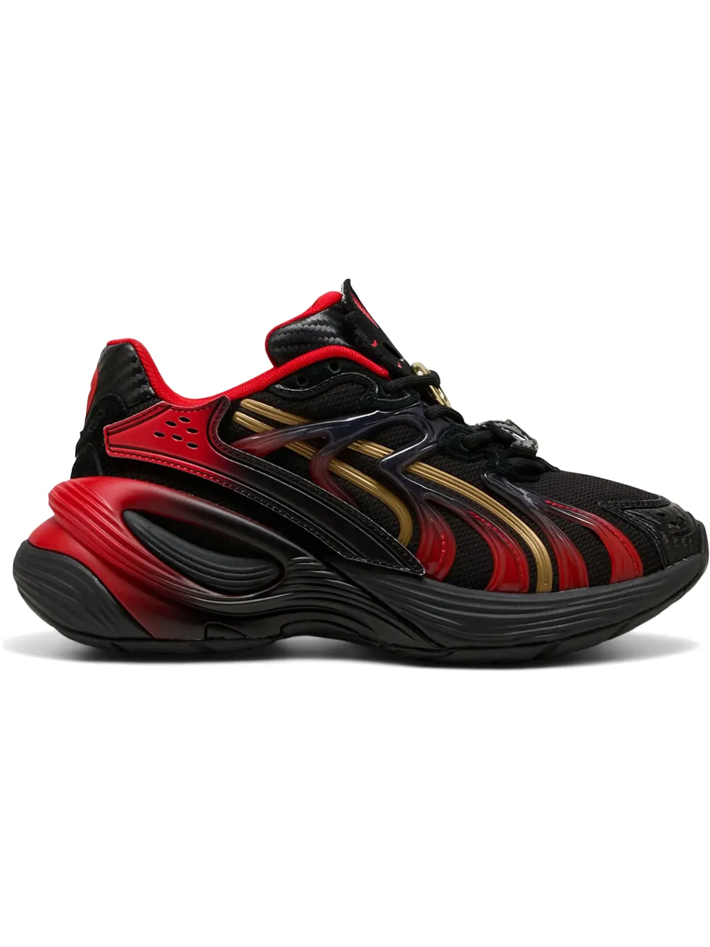 Детские кроссовки Lifestyle Puma Inverse Chrome Puma — изображение 1 из 1, черный/красный