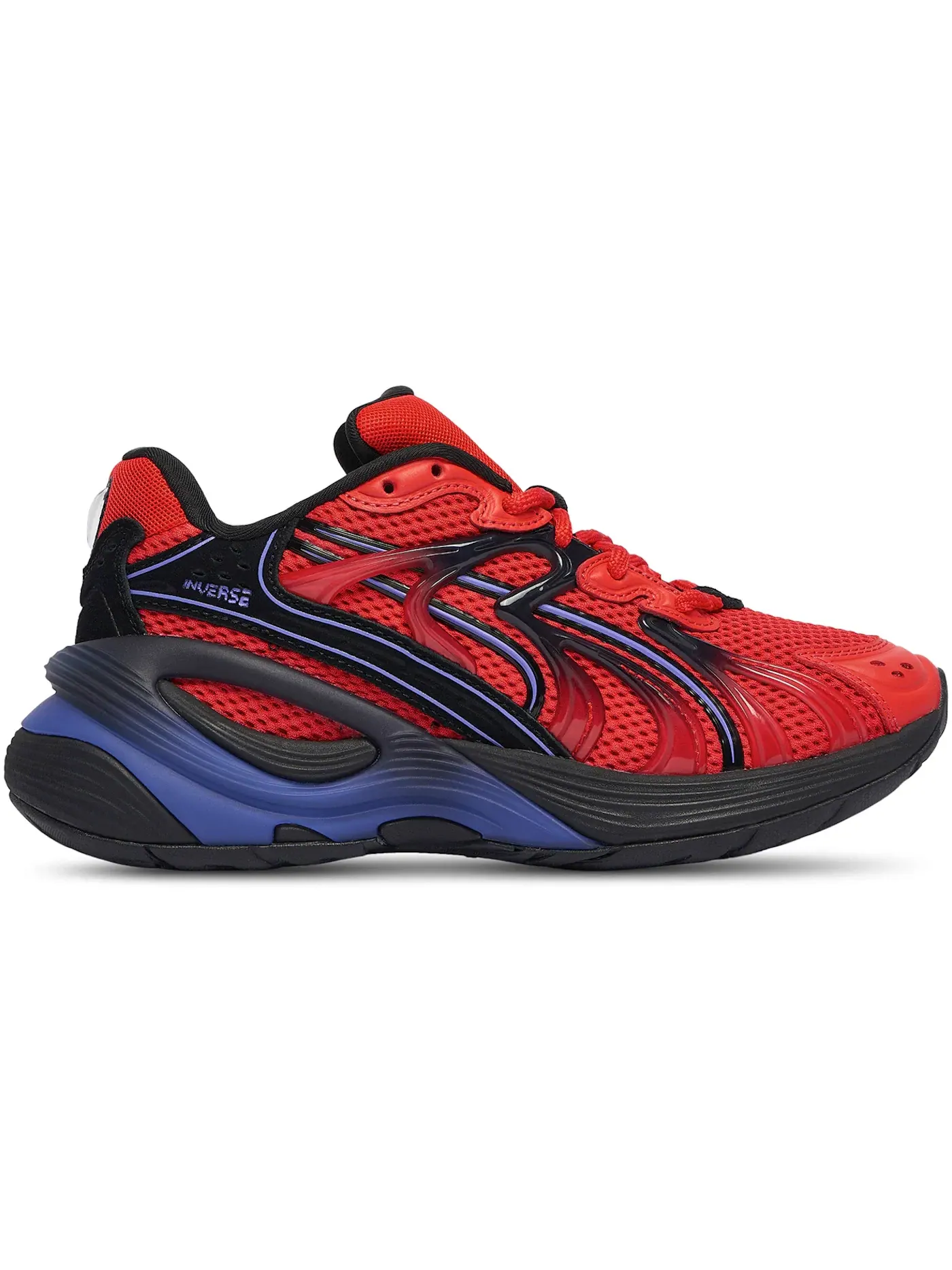 Детские кроссовки для мальчиков с замкнутым носком Puma Inverse Rev Puma — изображение 1 из 1, красный/черный