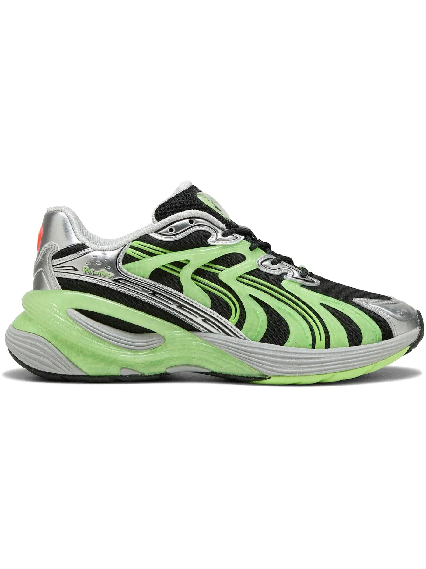 Мужские кроссовки с принтом Puma Inverse Puma Puma Black/Green Glare — изображение 1 из 1