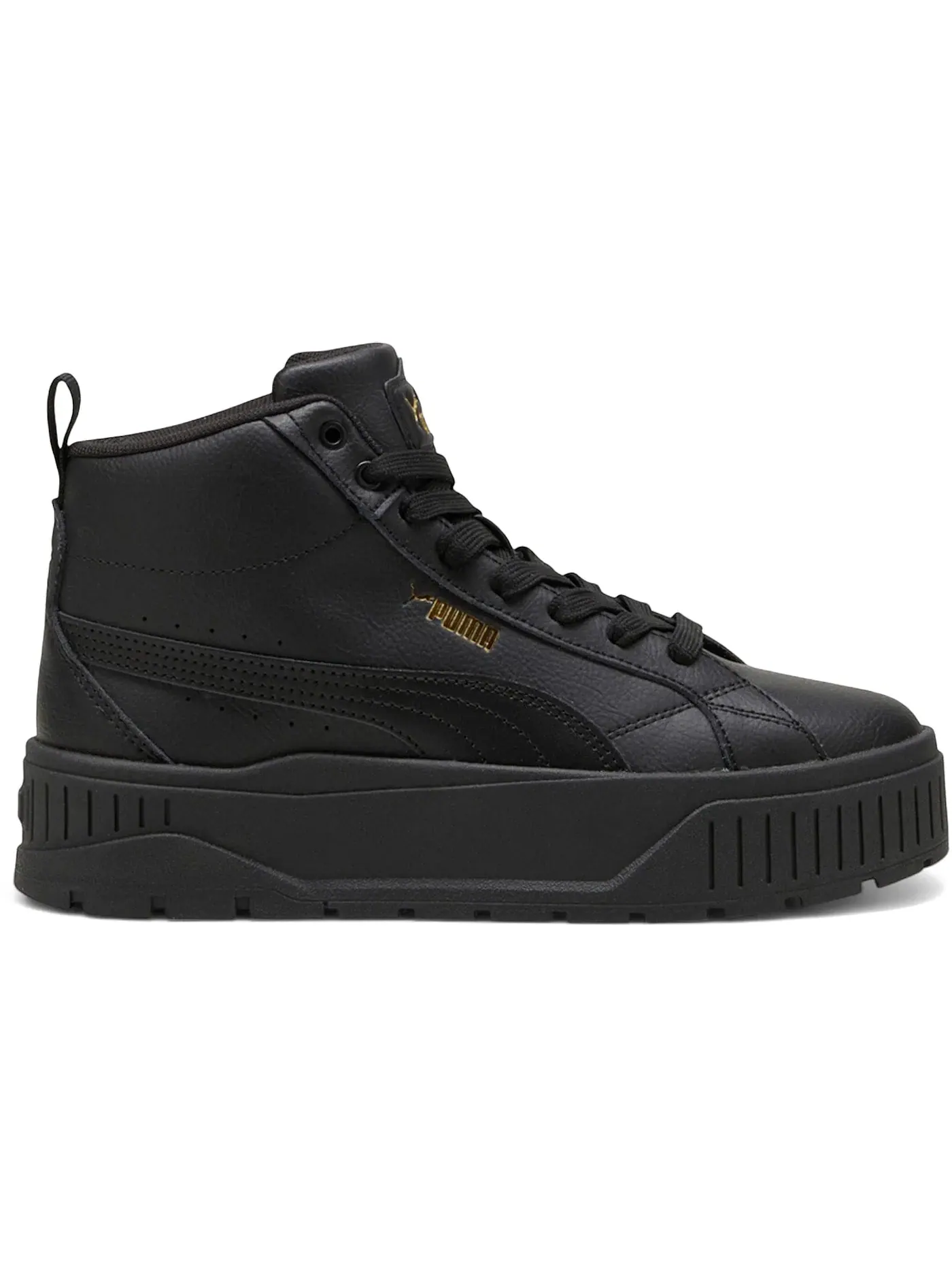 Женские кроссовки Puma Karmen 2 Mid — изображение 1 из 1, черный/золотистый