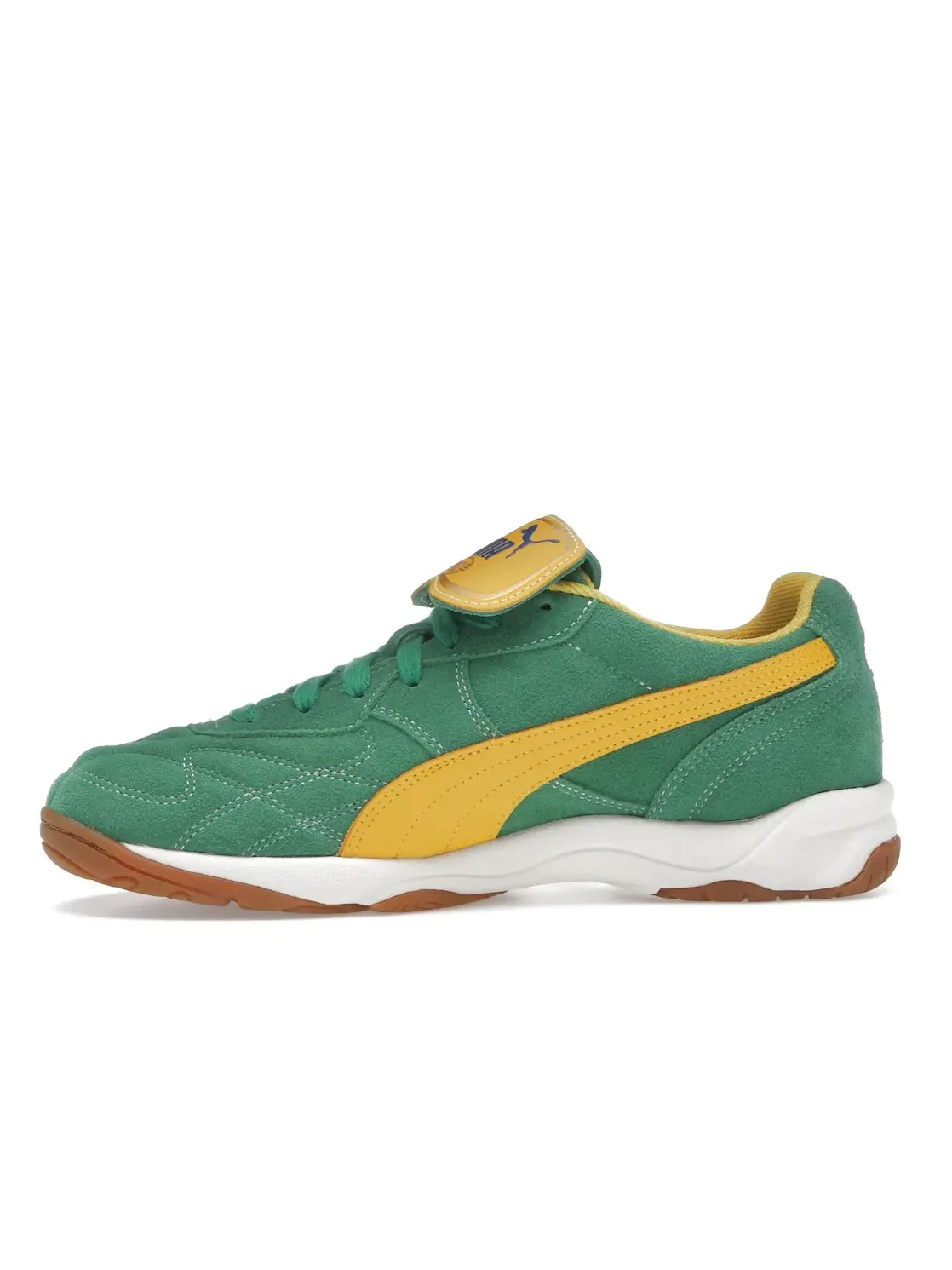 Мужские кроссовки Lifestyle Puma King Indoor — изображение 3 из 4, зеленый желтый