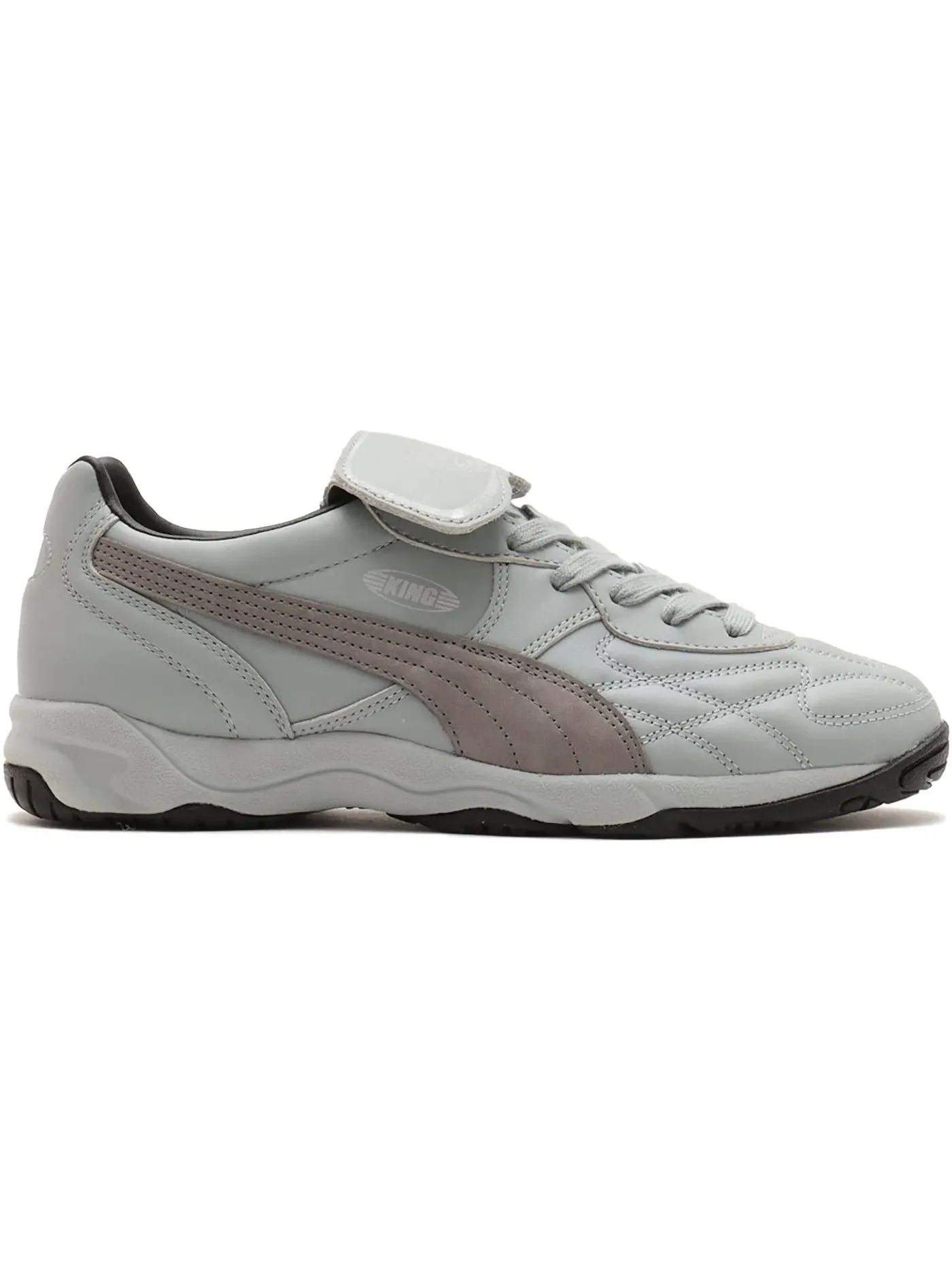 Мужские кроссовки для футбола Puma King Indoor Premium — изображение 1 из 1, серый/черный
