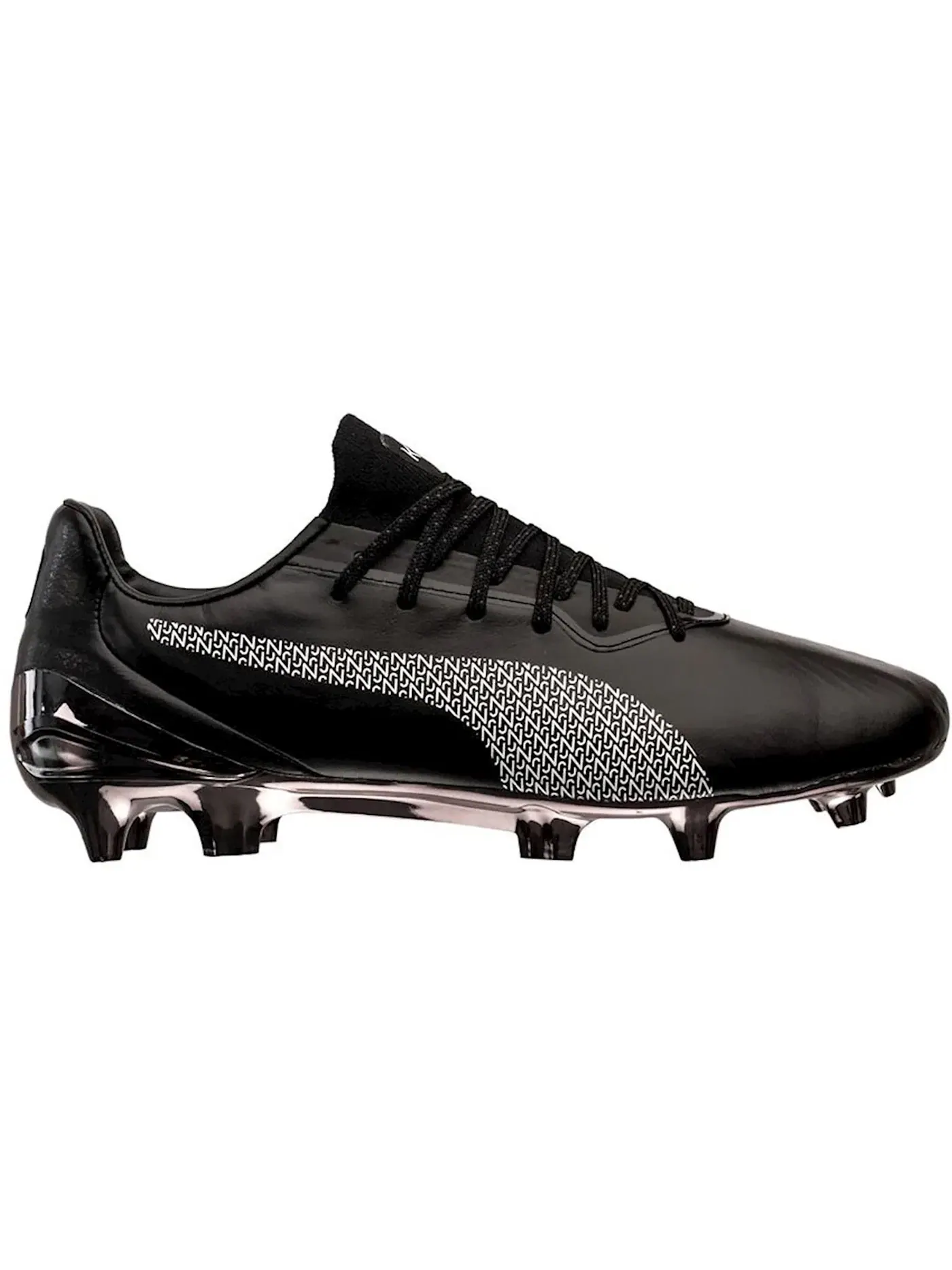 Мужские кроссовки с кожаным верхом Puma King Platinum NJR FG/AG Puma Puma Black/Puma White — изображение 1 из 1