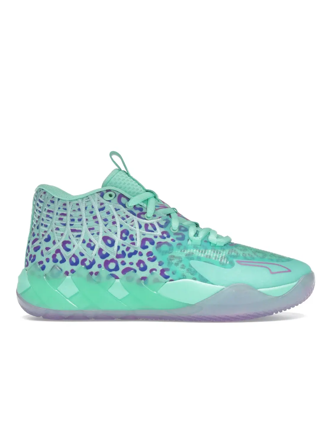 Мужские кроссовки для баскетбола Puma LaMelo Ball MB.01 Alien Safari — изображение 1 из 4, зеленый//синий