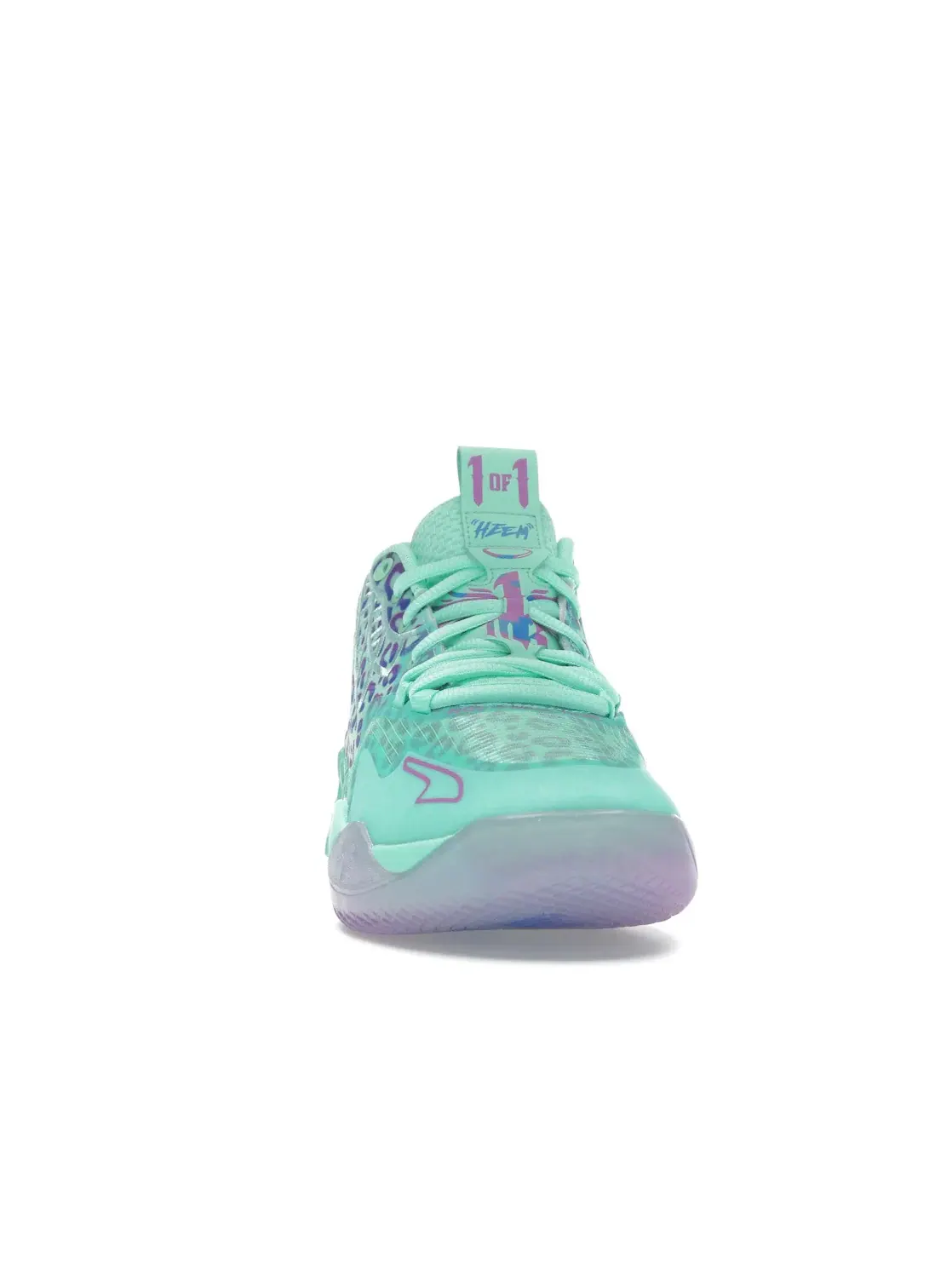 Мужские кроссовки для баскетбола Puma LaMelo Ball MB.01 Alien Safari — изображение 2 из 4, зеленый//синий