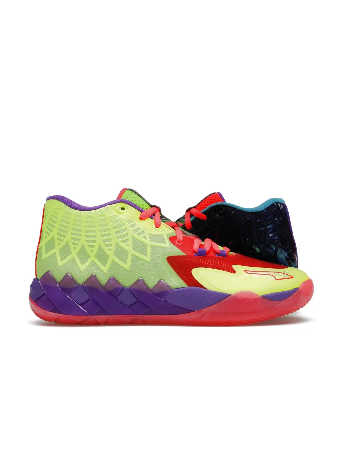 Мужские кроссовки с асимметричным дизайном Puma LaMelo Ball MB.01 — изображение 1 из 4, зеленый/красный