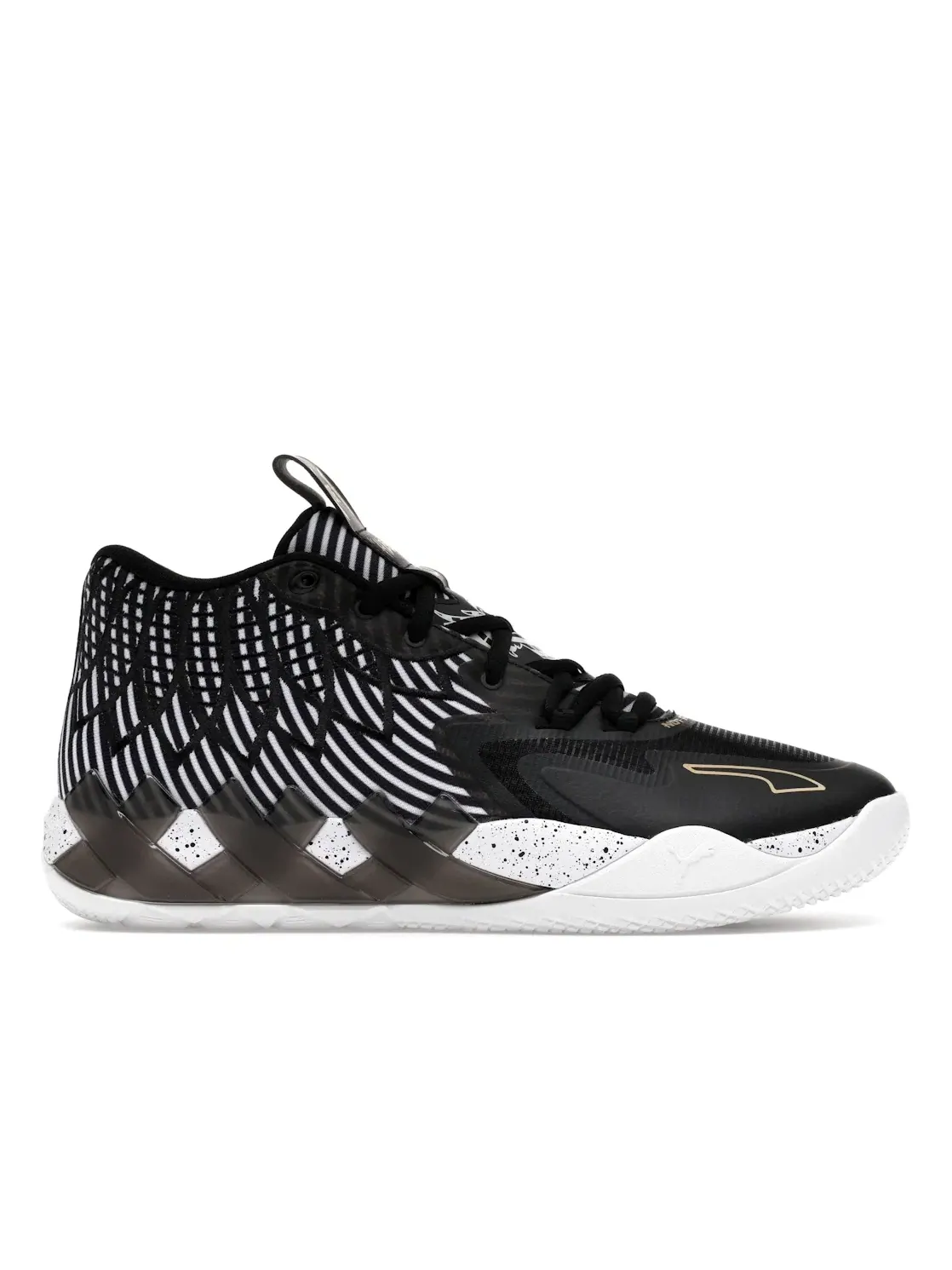 Мужские кроссовки для баскетбола Puma LaMelo Ball MB.01 Puma — изображение 1 из 4, черный/белый/золотистый