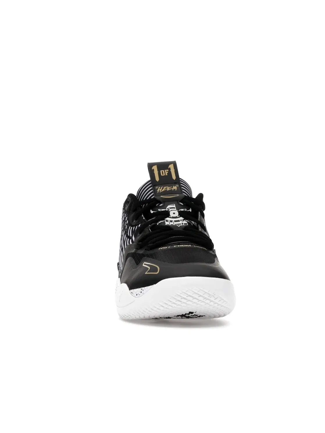 Мужские кроссовки для баскетбола Puma LaMelo Ball MB.01 Puma — изображение 2 из 4, черный/белый/золотистый