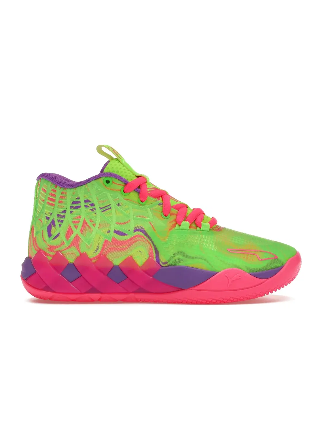Детские кроссовки Puma LaMelo Ball MB.01 — изображение 1 из 4, фиолетовый/розовый