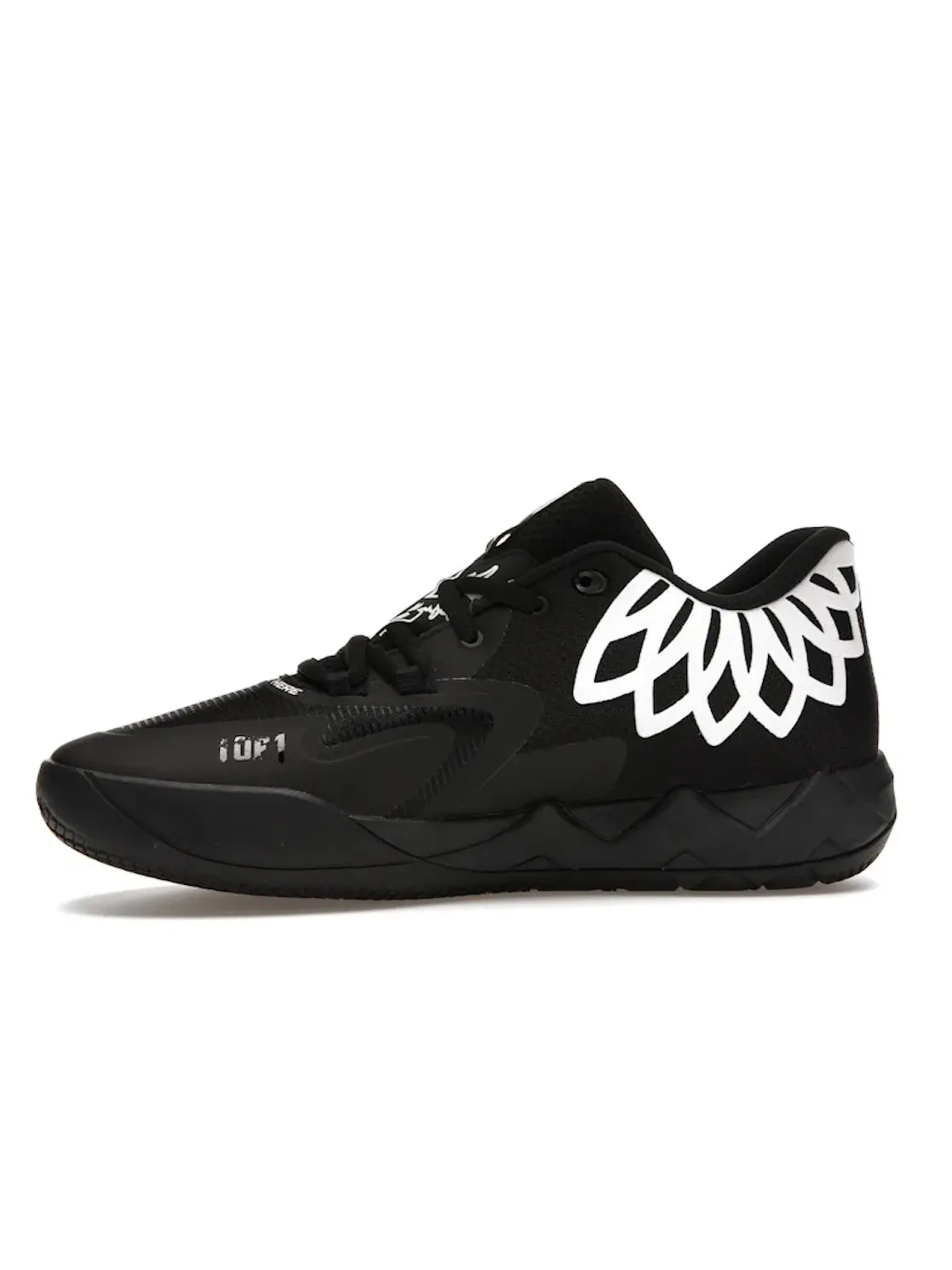 Мужские кроссовки с кожаным верхом Puma LaMelo Ball MB.01 Lo Puma Black/Puma White — изображение 3 из 4