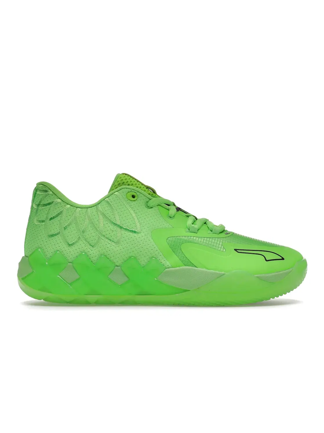 Мужские баскетбольные кроссовки с принтом Puma LaMelo Ball MB.01 Lo — изображение 1 из 4, зеленый