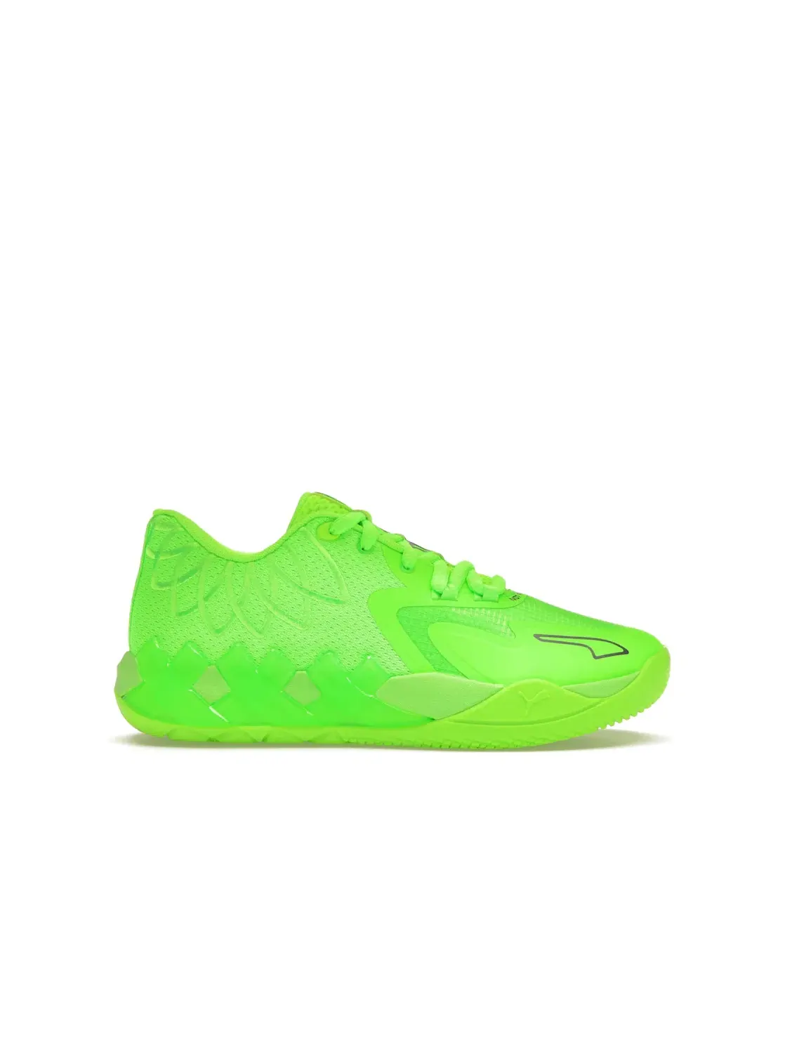 Детские кроссовки для мальчиков с длинным рукавом Puma LaMelo Ball MB.01 Lo — изображение 1 из 4, зеленый