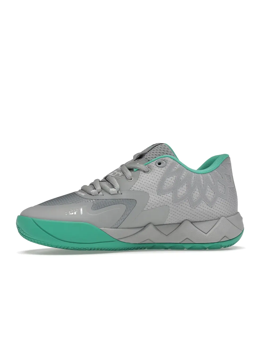 Детские кроссовки для мальчиков с пеноматериалом Nitro Puma LaMelo Ball MB.01 Lo — изображение 3 из 4, голубой зеленый