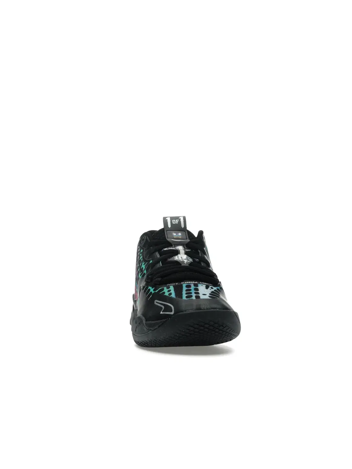 Детские кроссовки для мальчиков с принтом Puma LaMelo Ball MB.01 Teenage Mutant Ninja Turtles Baxter Stockman, черный/мульти