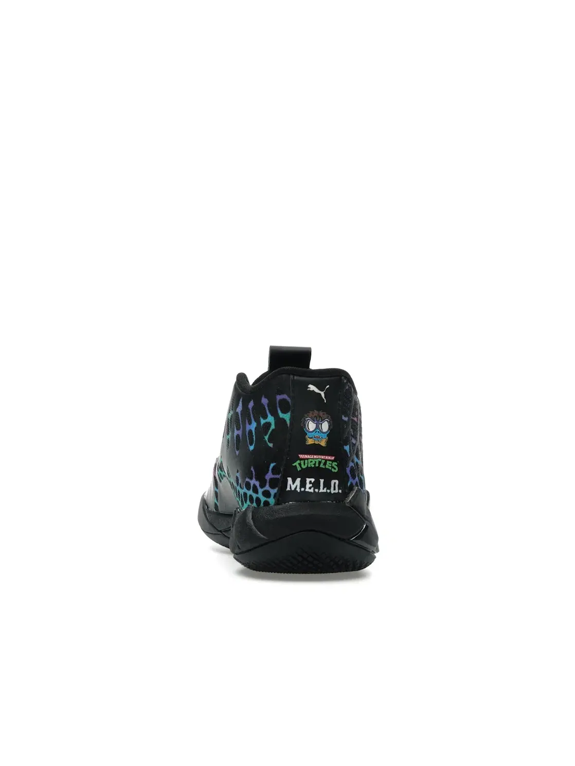 Детские кроссовки для мальчиков с принтом Puma LaMelo Ball MB.01 Teenage Mutant Ninja Turtles Baxter Stockman, черный/мульти
