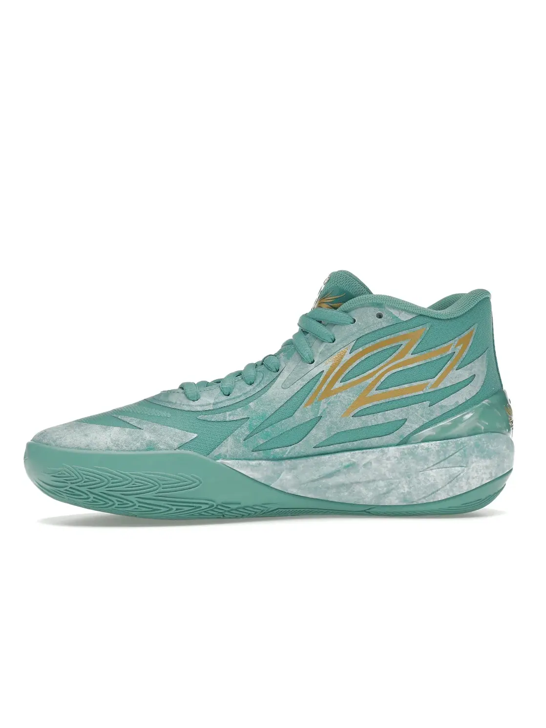 Мужские кроссовки баскетбольные Puma LaMelo Ball MB.02 — изображение 3 из 4, золотистый