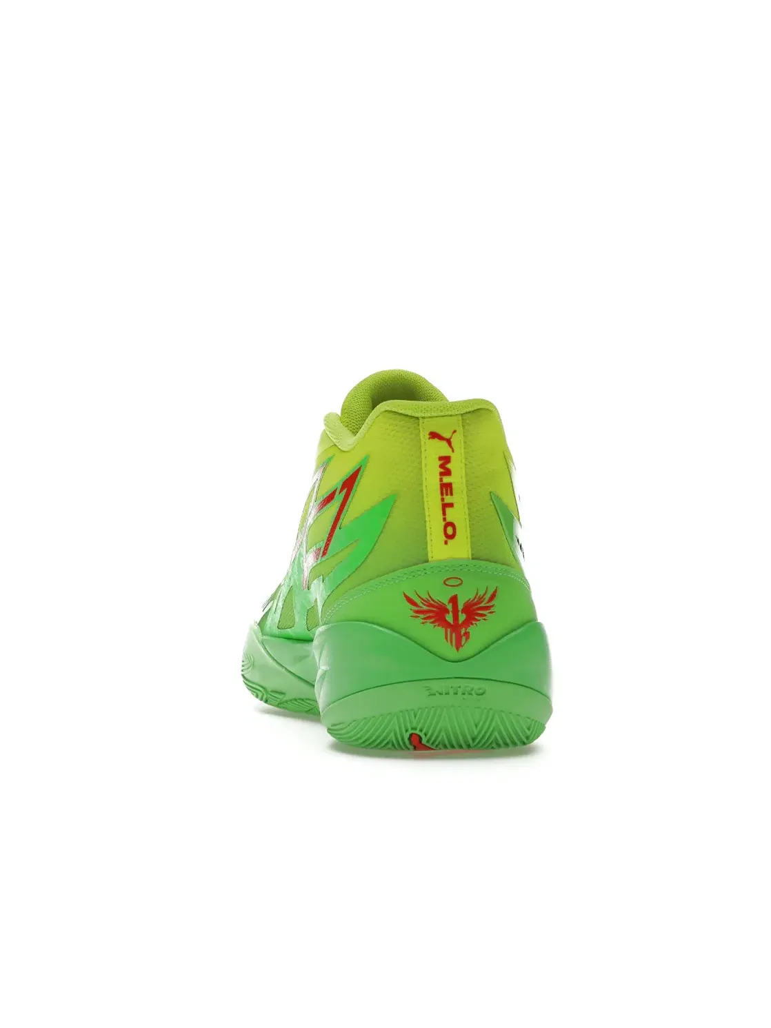 Детские кроссовки для мальчиков с принтом Puma LaMelo Ball MB.02 Puma — изображение 4 из 4, зеленый