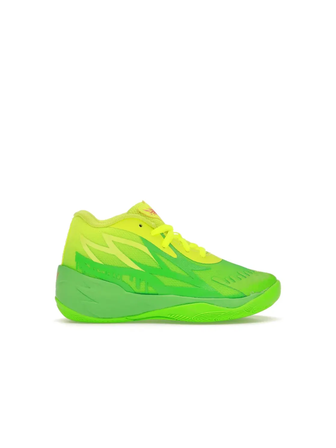 Детские кроссовки с принтом Puma LaMelo Ball MB.02 — изображение 1 из 4, зеленый